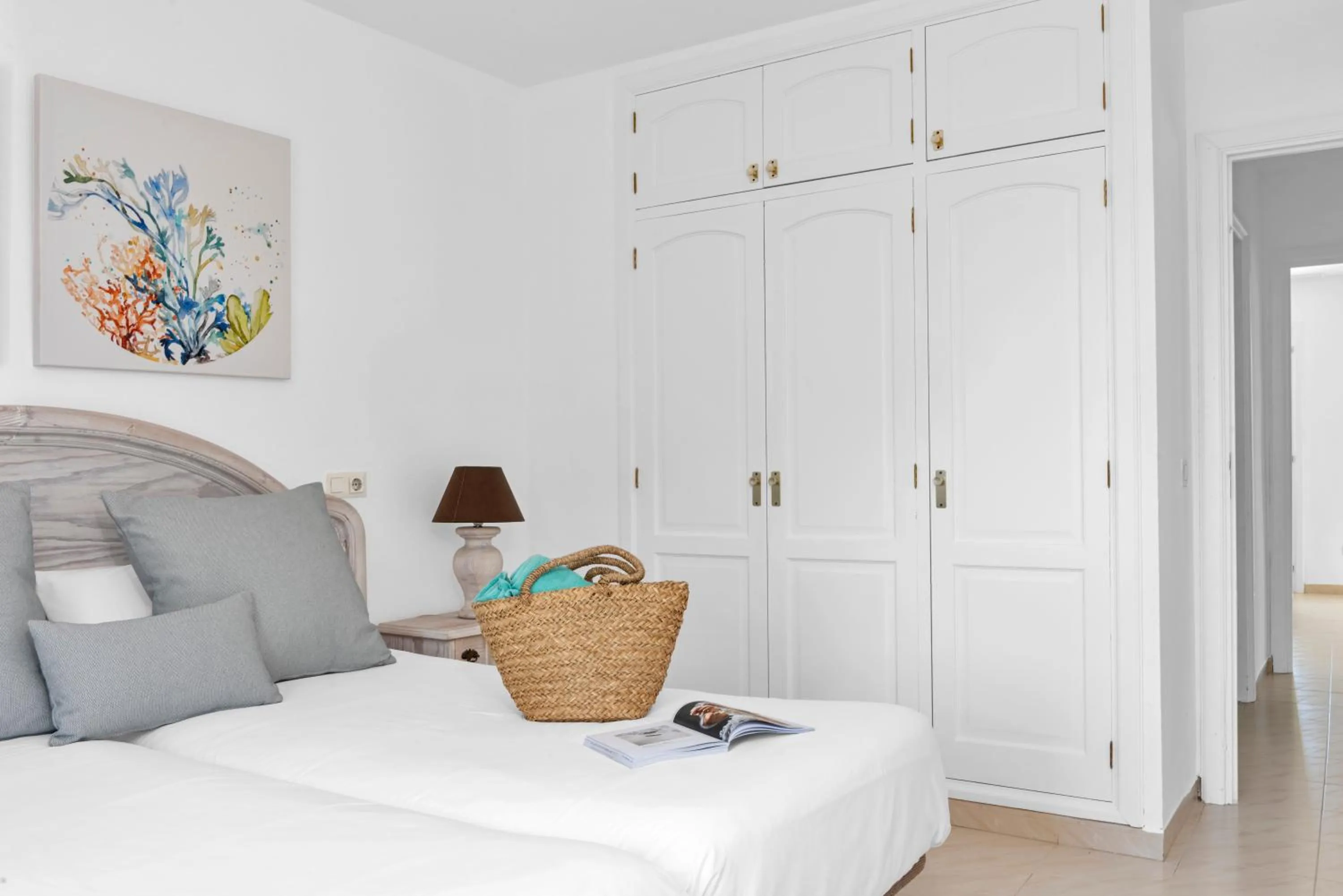 Bedroom, Bed in Aparthotel Ona Cala Pi Club