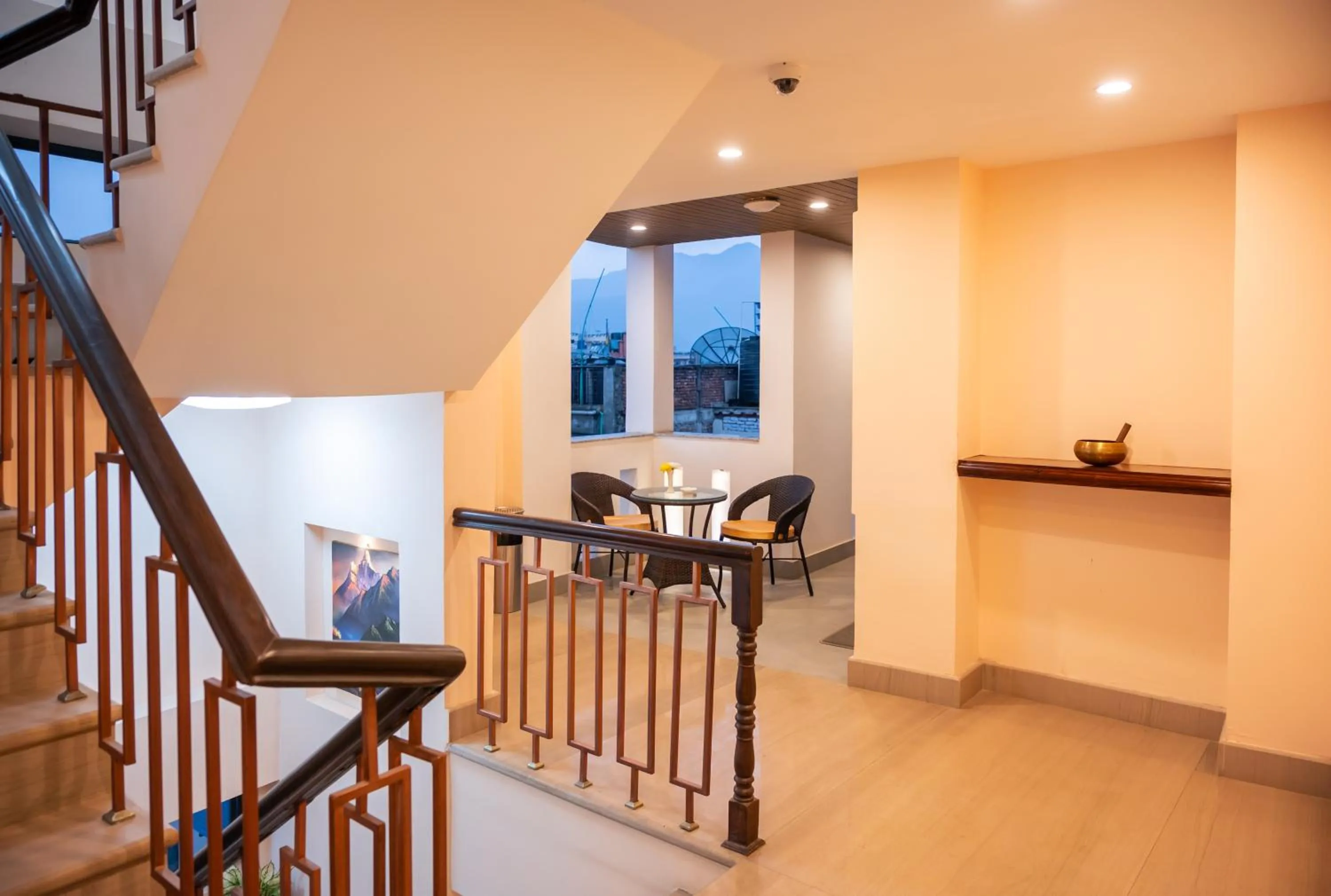 Seating area in Hotel Ama-La, Thamel, Kathmandu