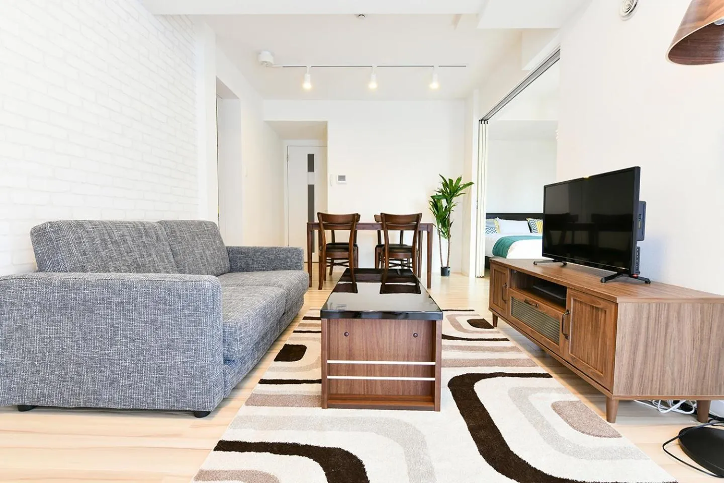 Living room in GLASS Yamahana EAST