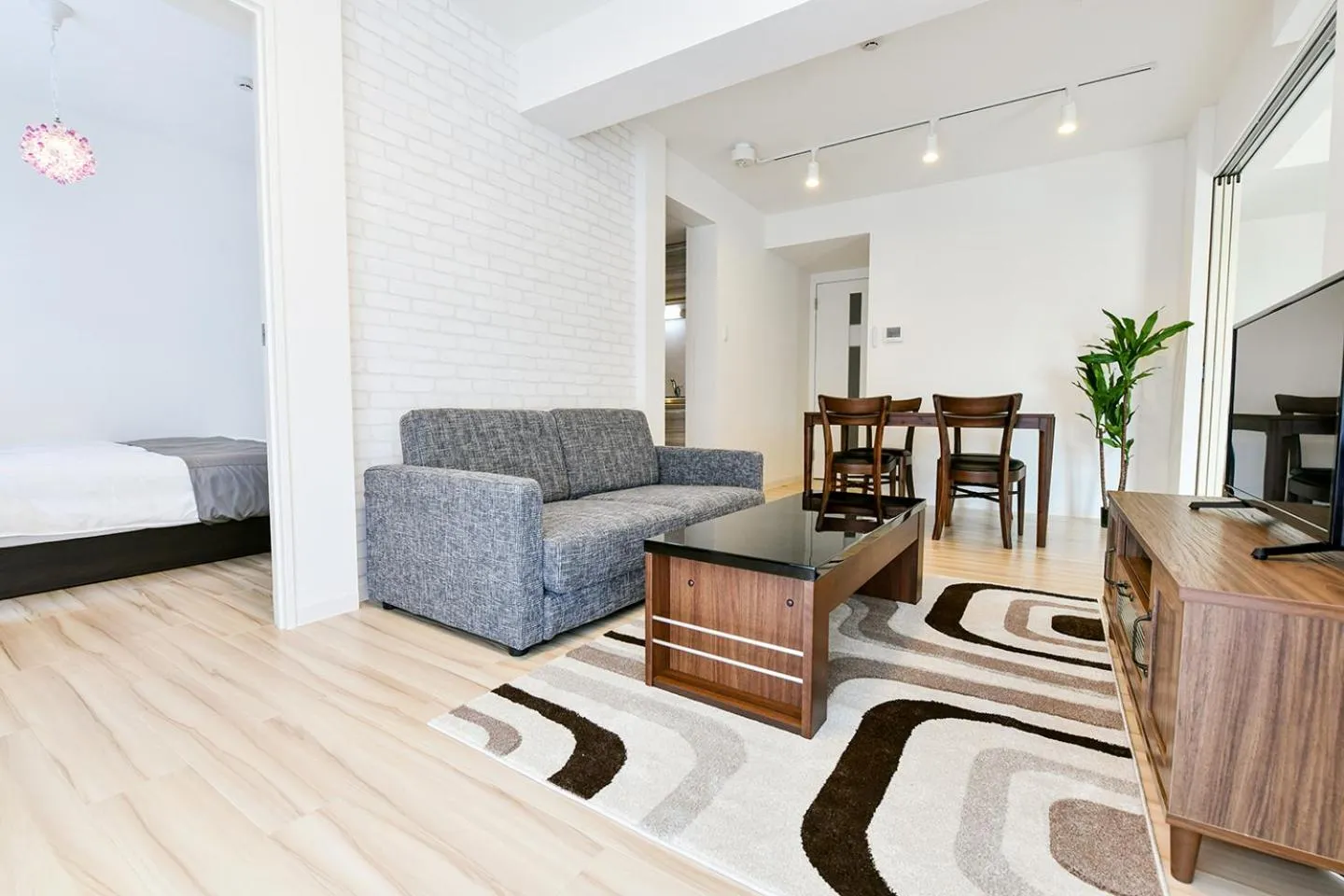 Living room in GLASS Yamahana EAST