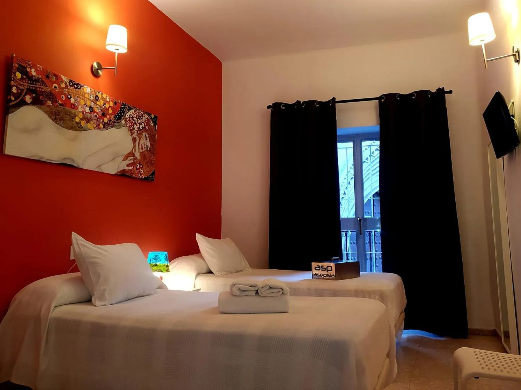 Bed in Hostal Santa Catalina