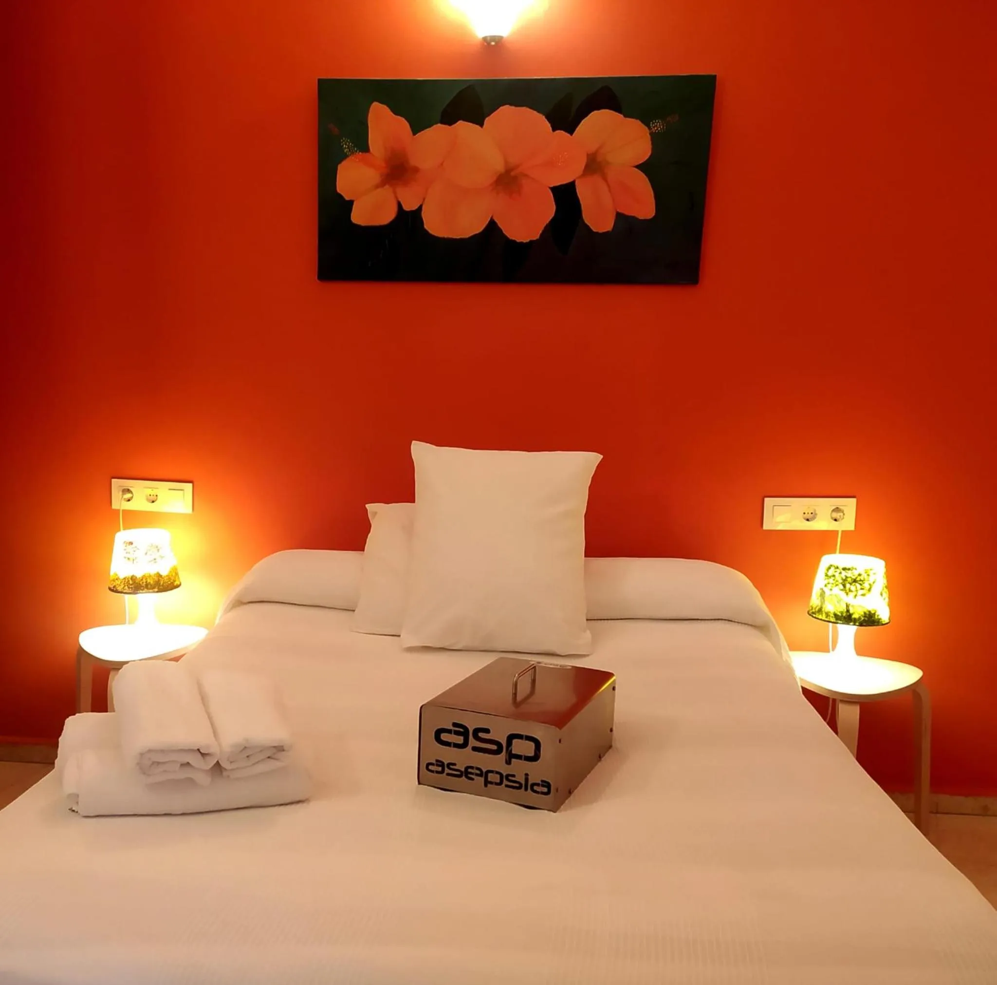 Bed in Hostal Santa Catalina