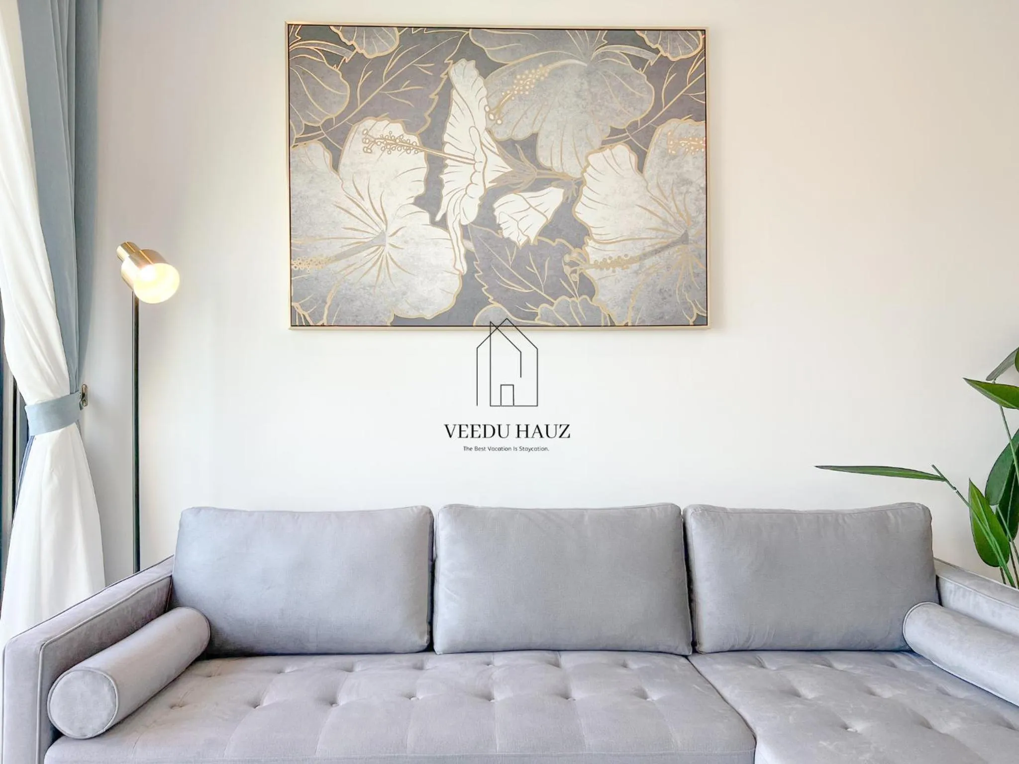 Living room in Lucentia Residences BBCC at Lalaport Kuala Lumpur by Veedu Hauz