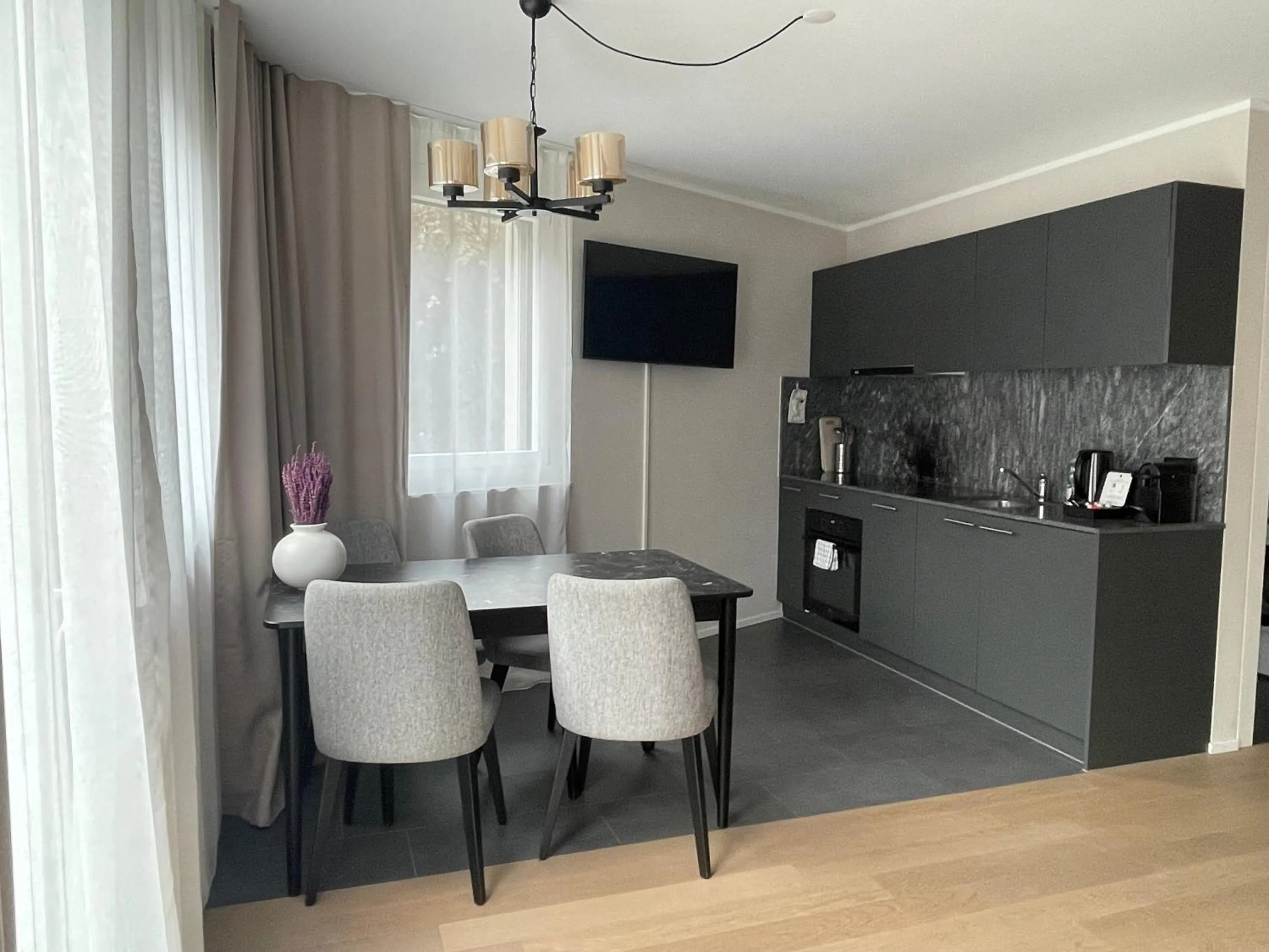 kitchen in Lamira Serviced Apartments Zurich City