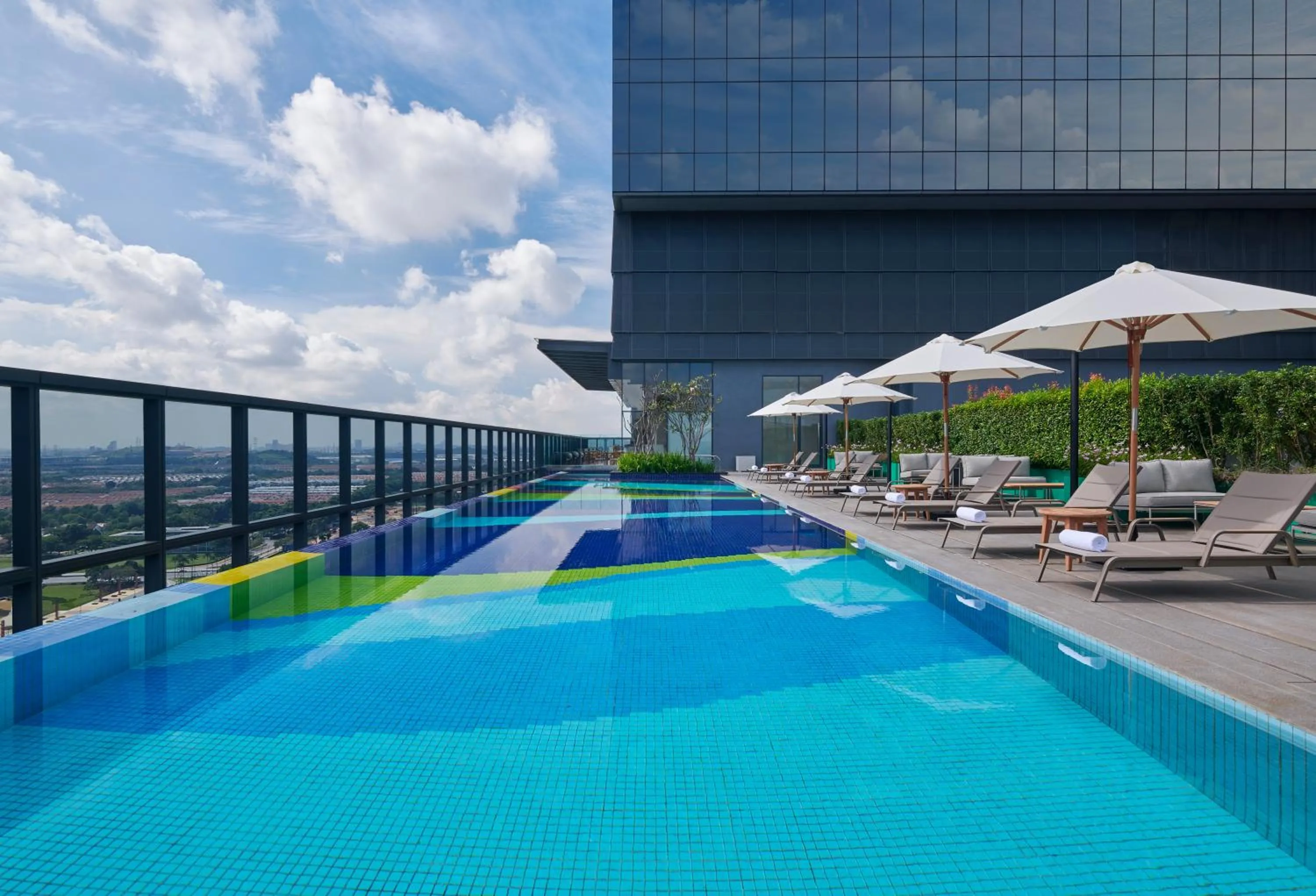Pool view in Courtyard by Marriott Setia Alam