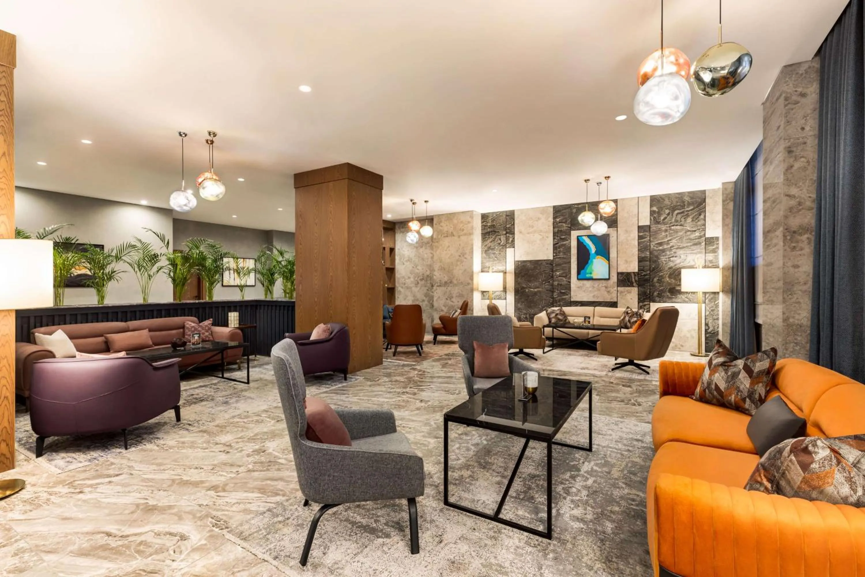 Lounge or bar in Wyndham Garden Baku