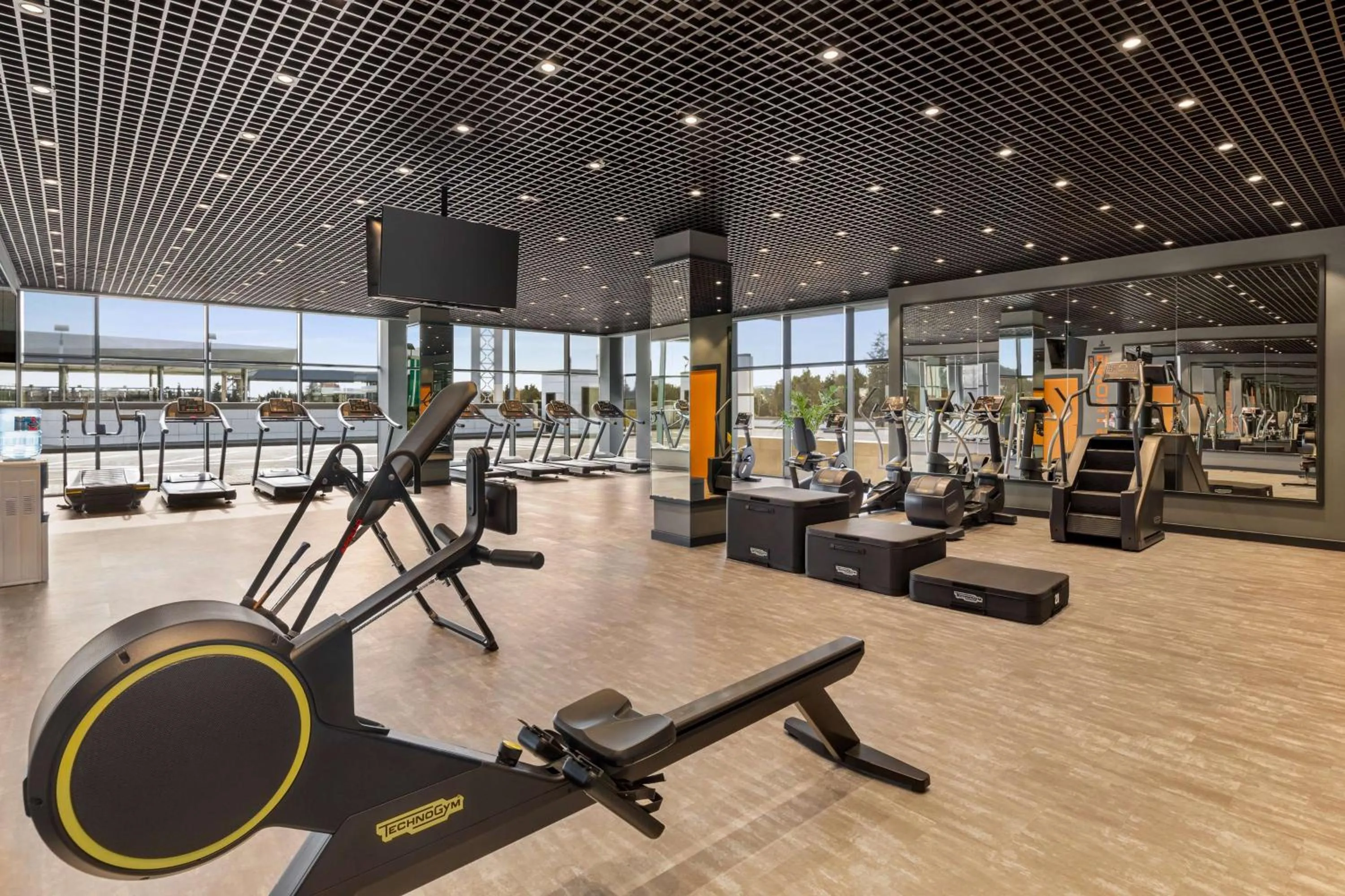 Fitness centre/facilities in Wyndham Garden Baku