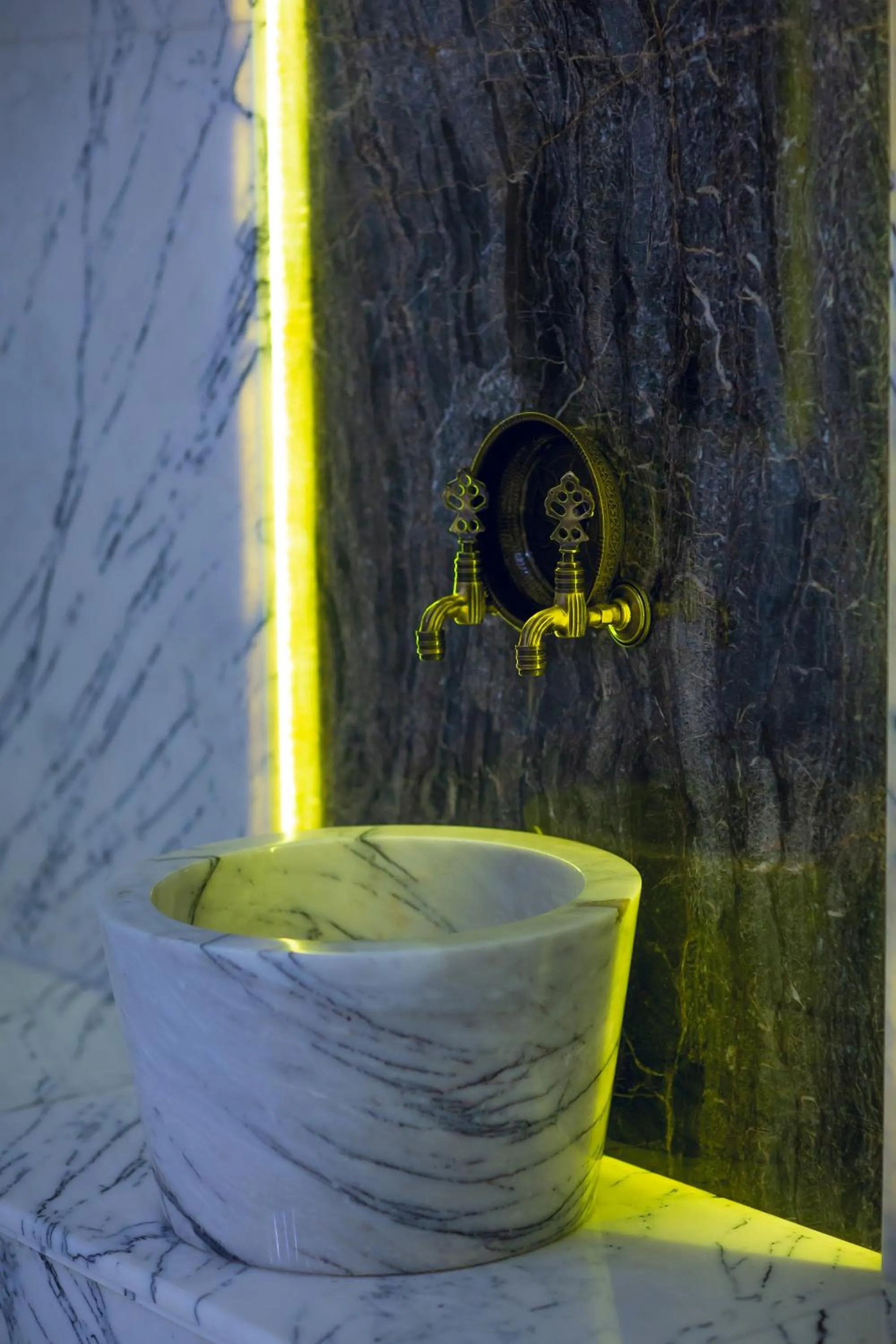 Sauna in Wyndham Garden Baku