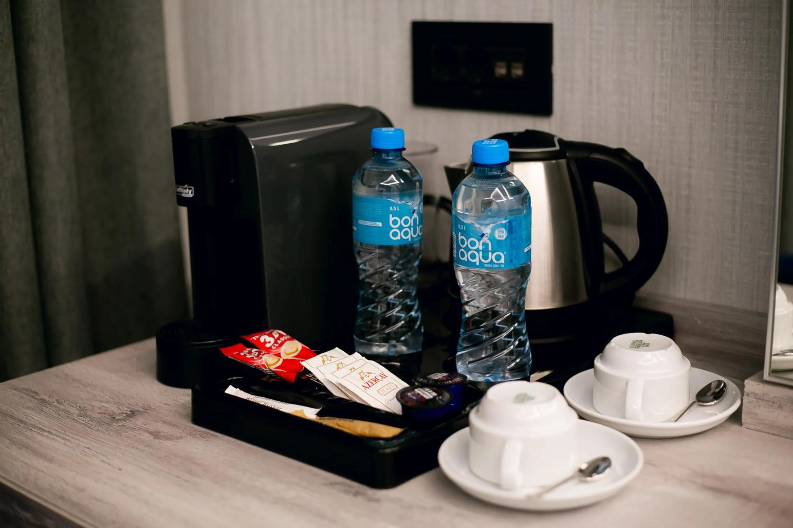 Coffee/tea facilities in Wyndham Garden Baku