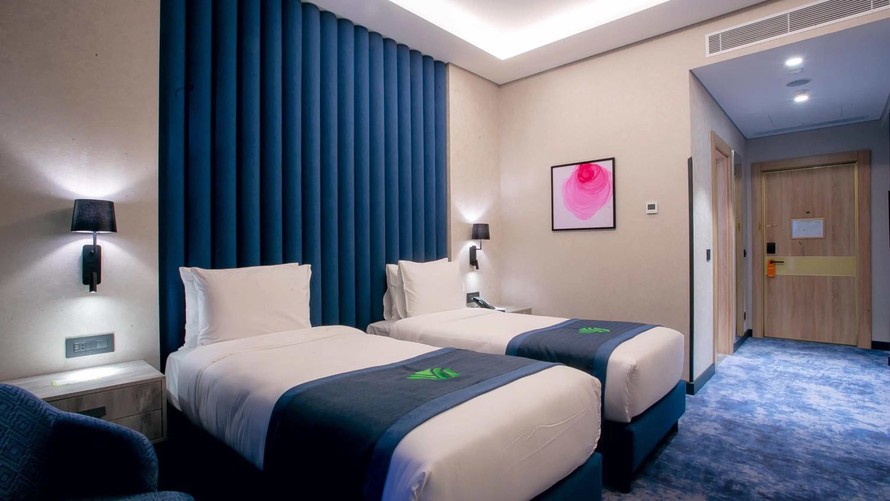 Bed in Wyndham Garden Baku