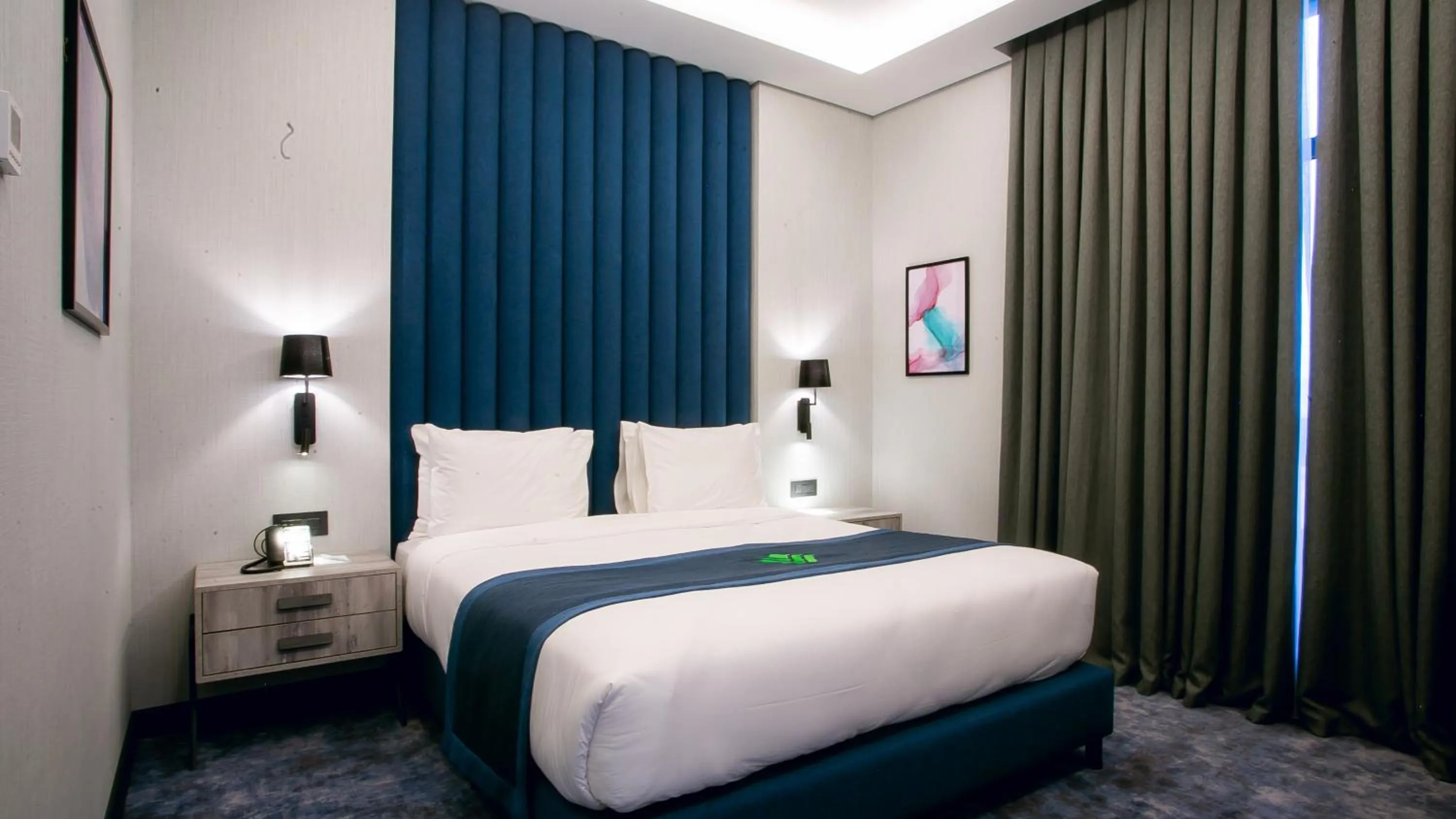 Bed in Wyndham Garden Baku