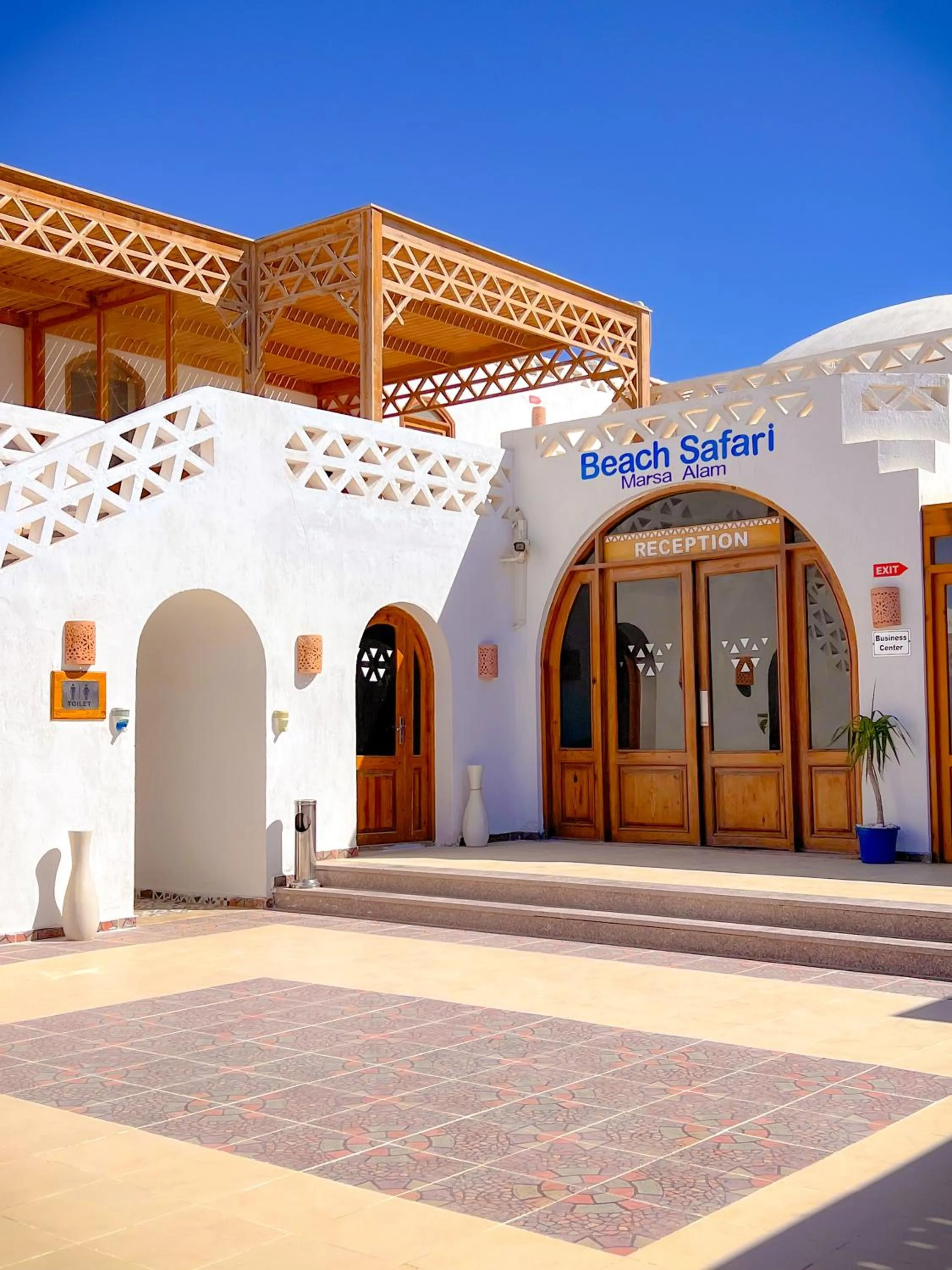 Property building in Beach safari nubian resort