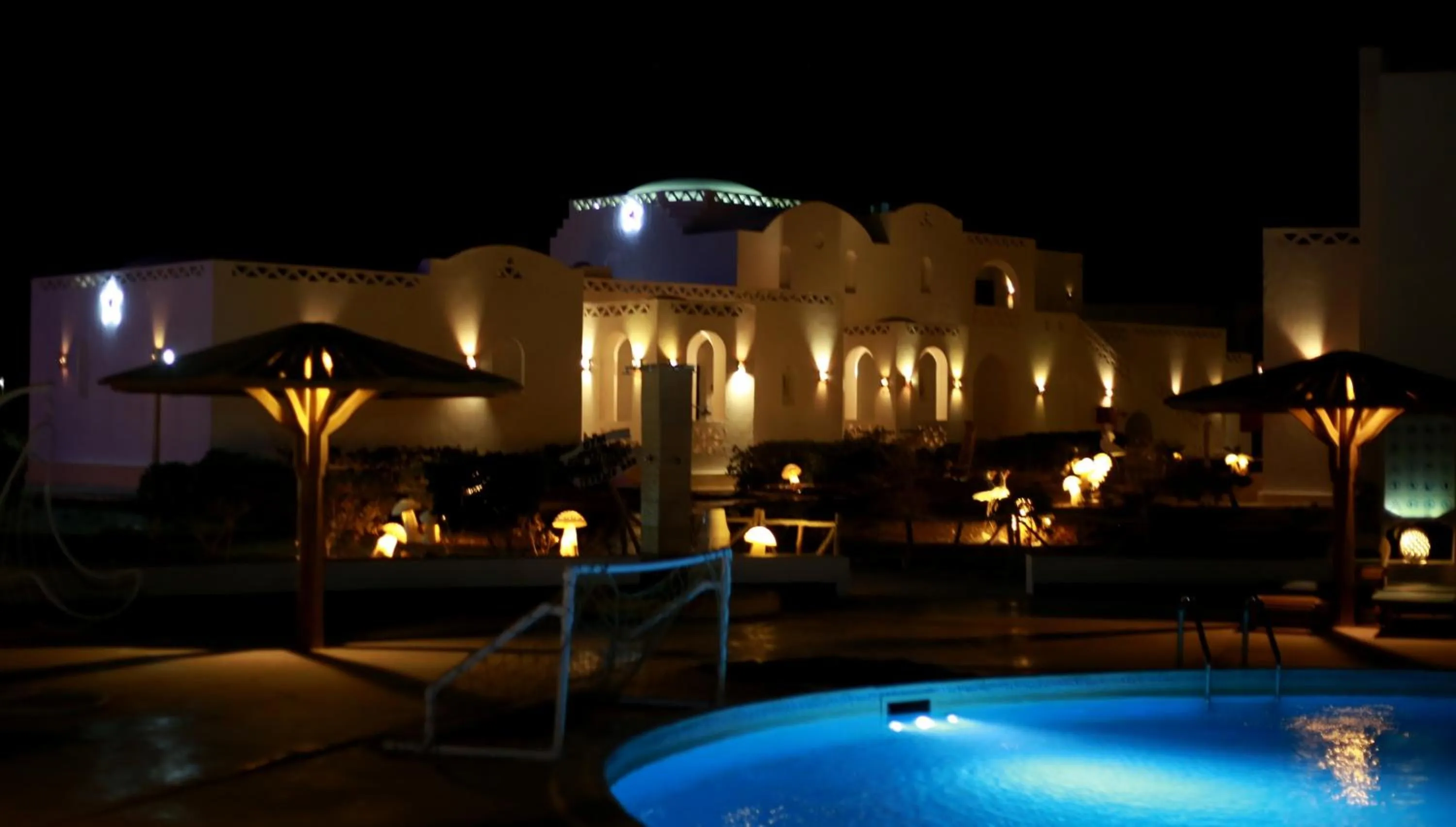 Pool view in Beach safari nubian resort