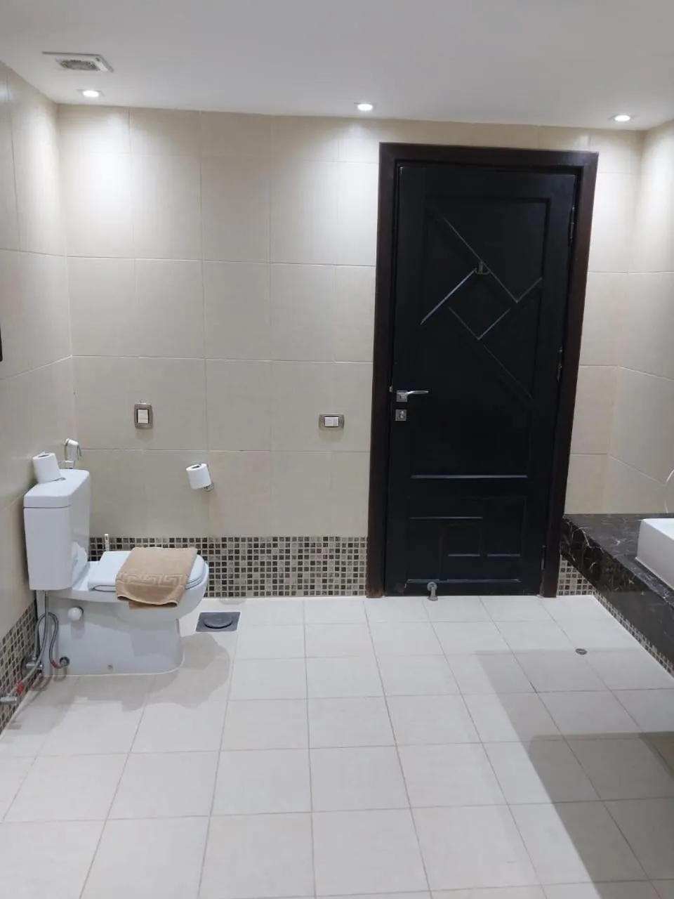 Toilet in Beach safari nubian resort