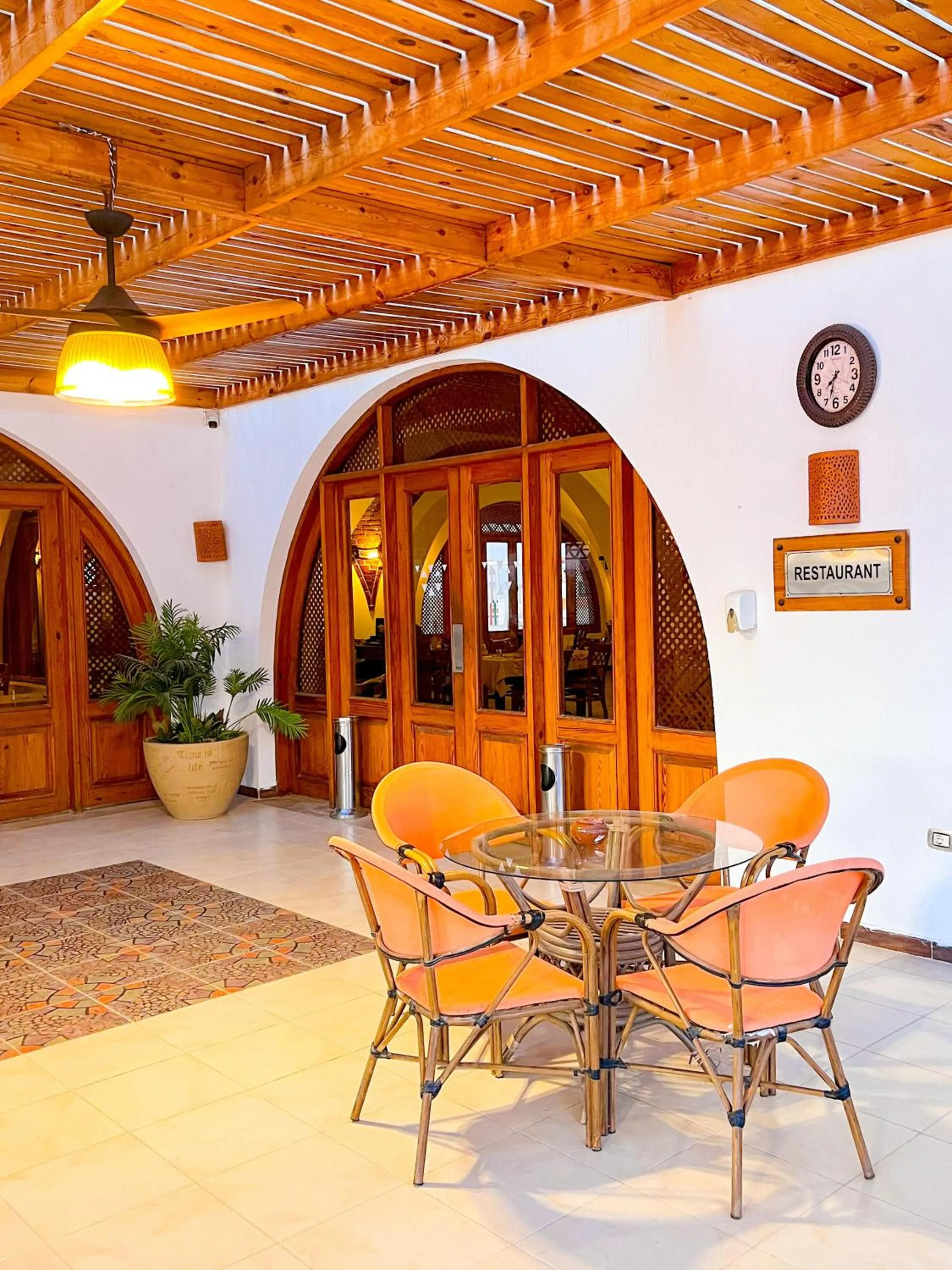 Dining area in Beach safari nubian resort