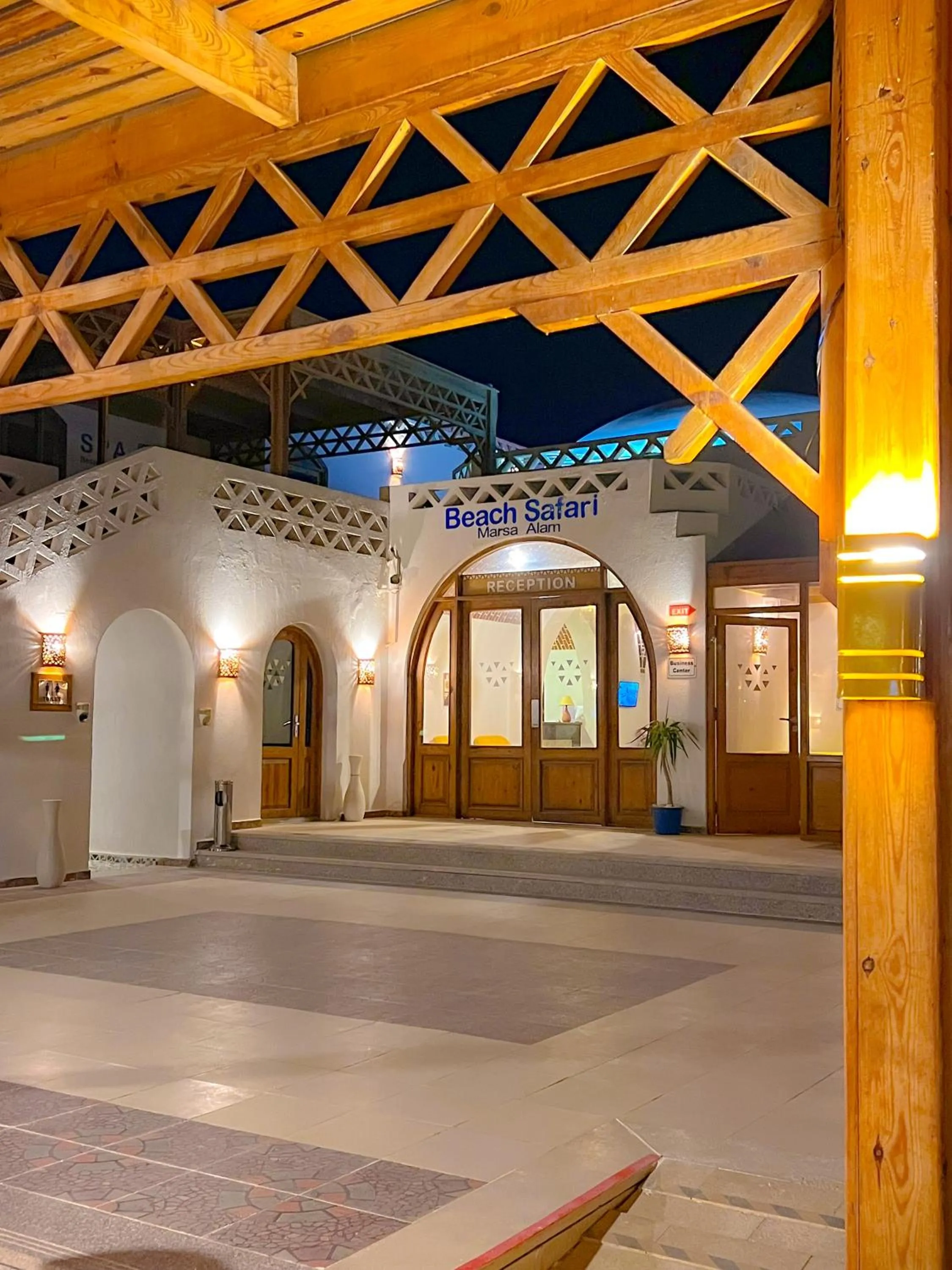 Property building in Beach safari nubian resort