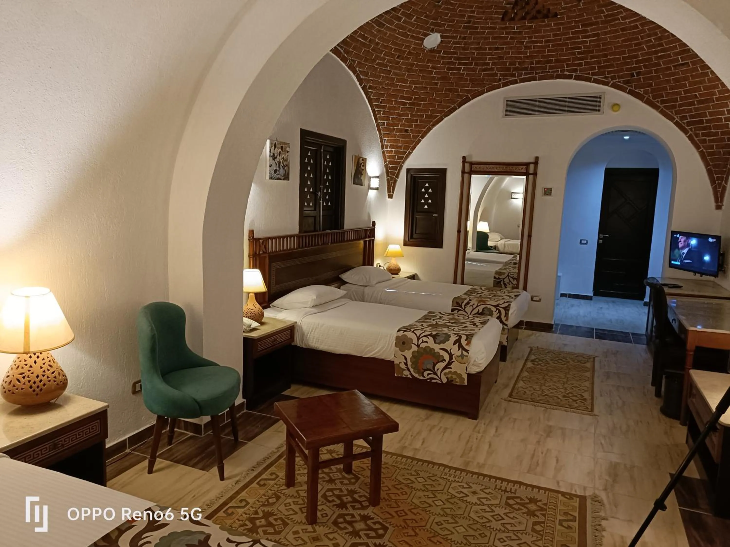 Bed in Beach safari nubian resort