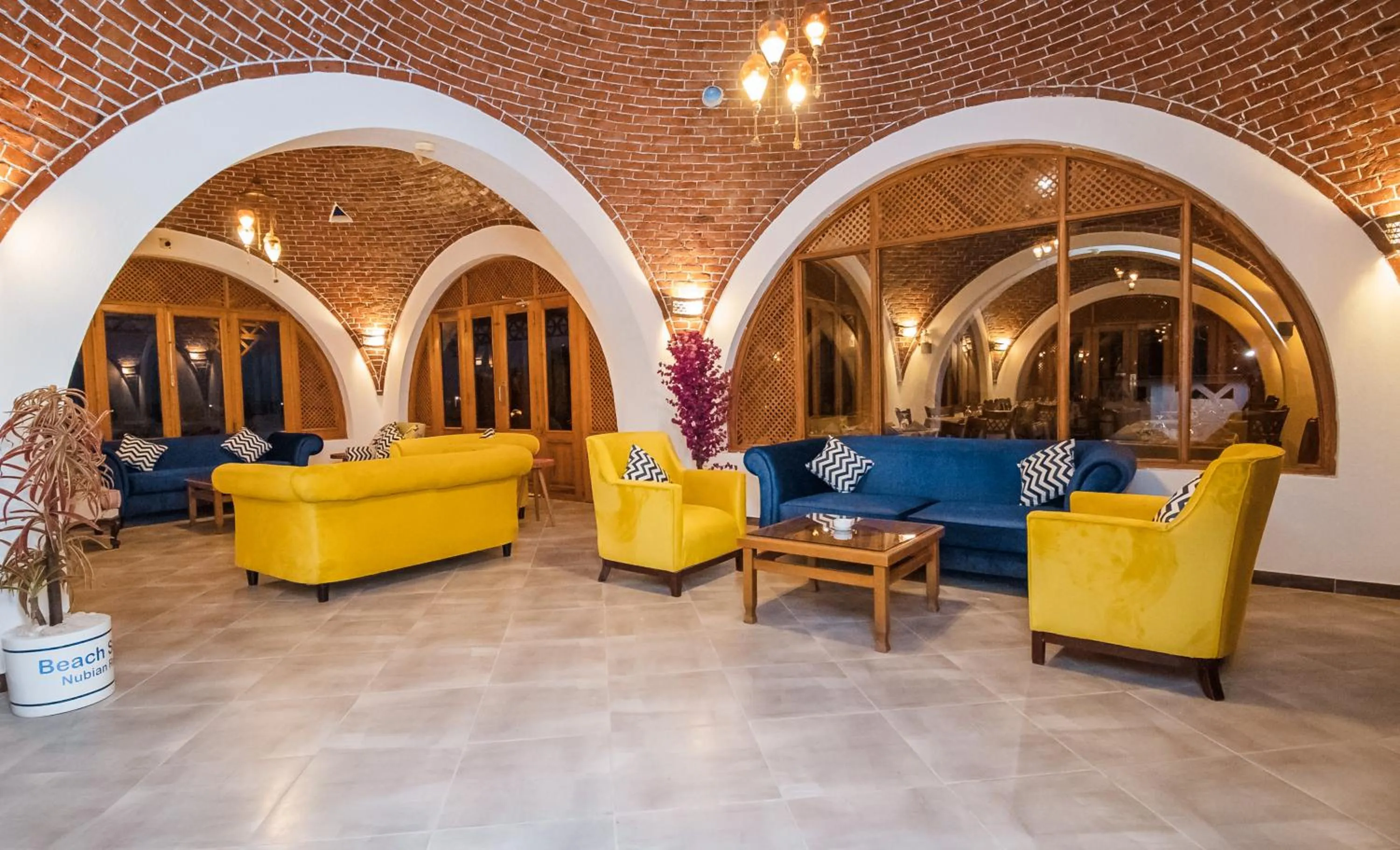 Seating area in Beach safari nubian resort