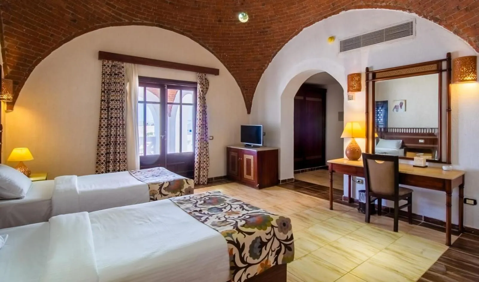 Bed in Beach safari nubian resort