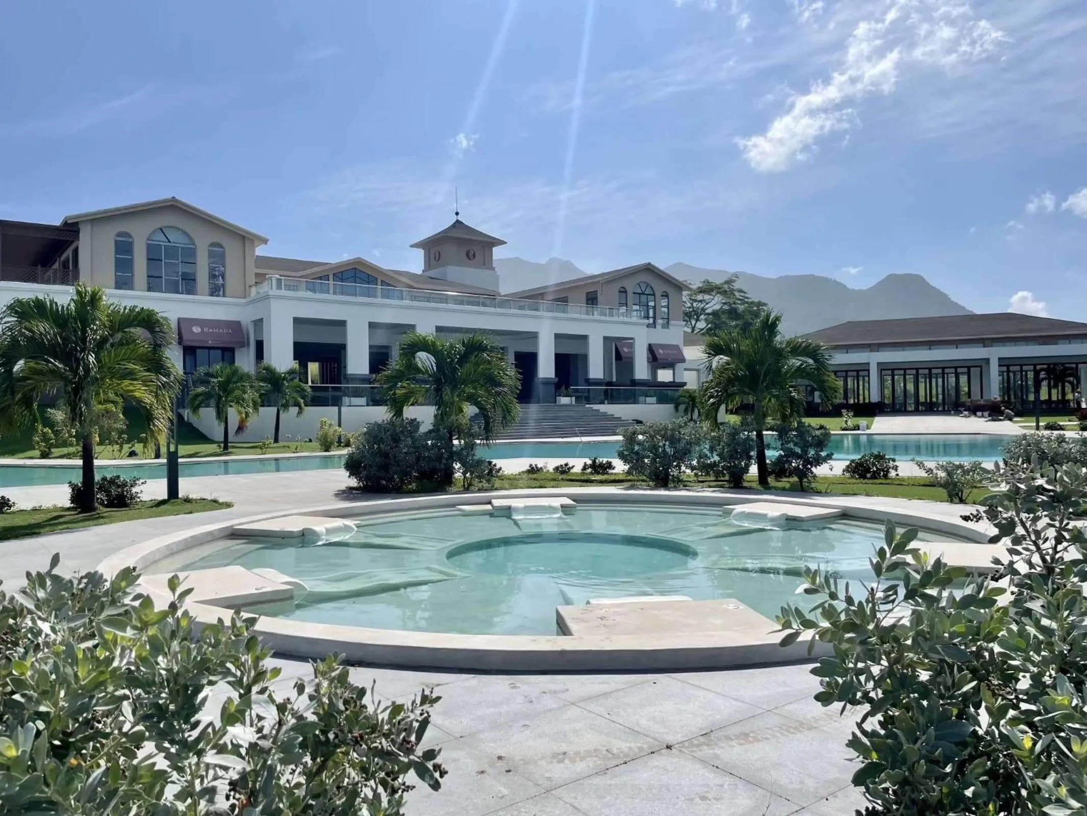 Pool view in Ramada by Wyndham St Kitts Resort