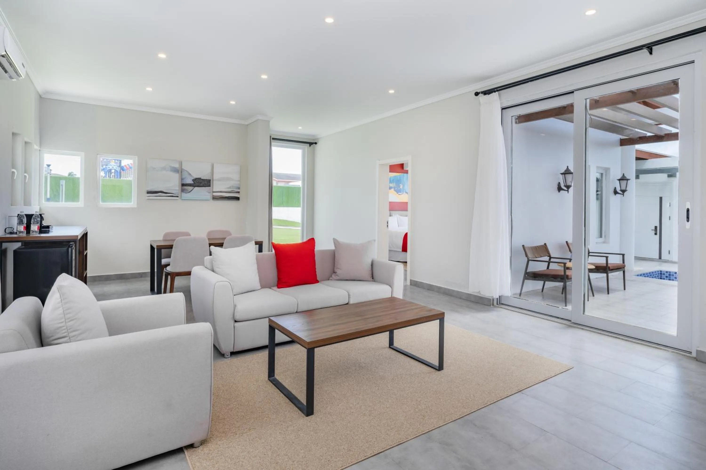 Living room in Ramada by Wyndham St Kitts Resort