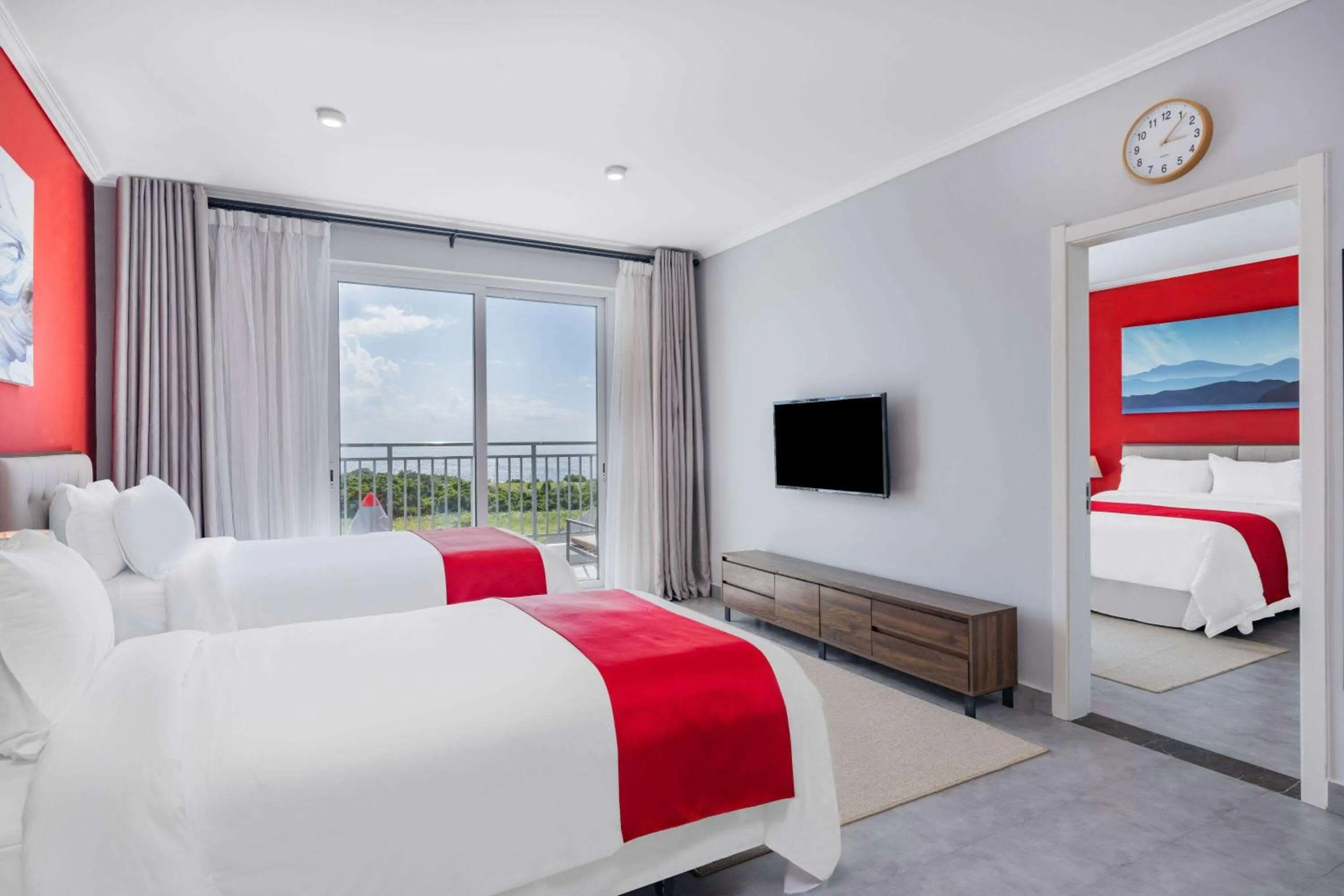 Bed in Ramada by Wyndham St Kitts Resort