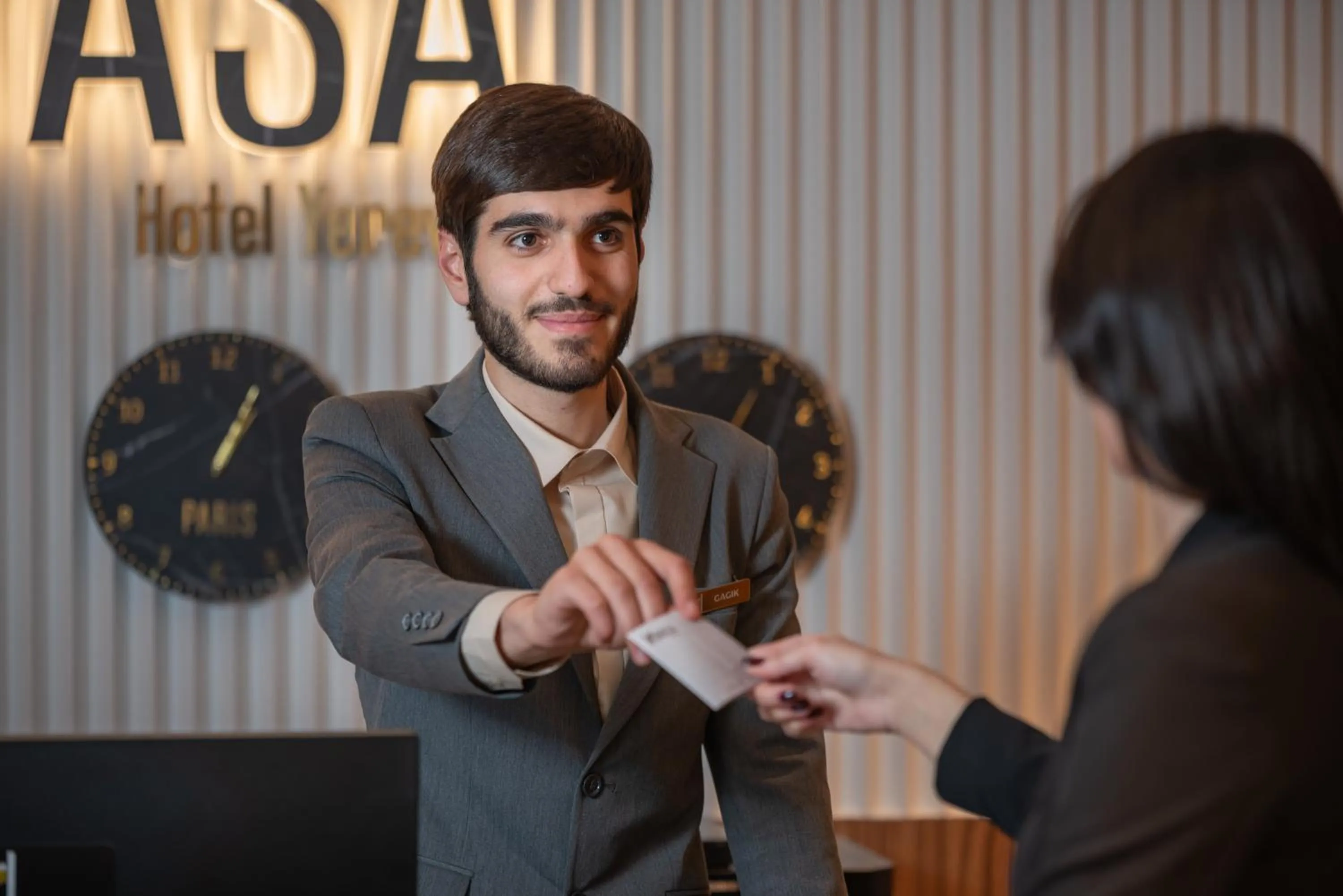 Lobby or reception in Hayasa Hotel Yerevan
