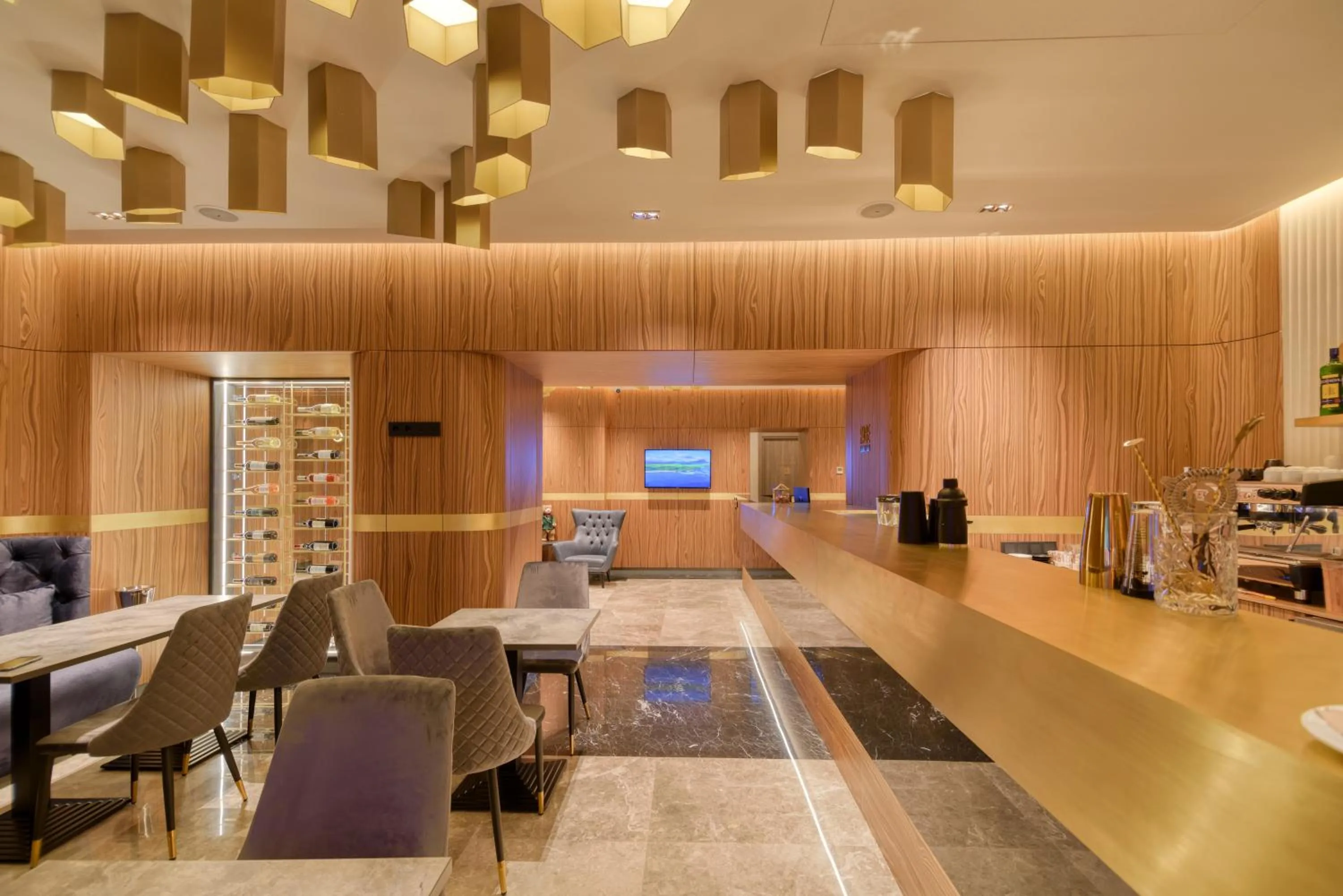 Communal lounge/ TV room in Hayasa Hotel Yerevan