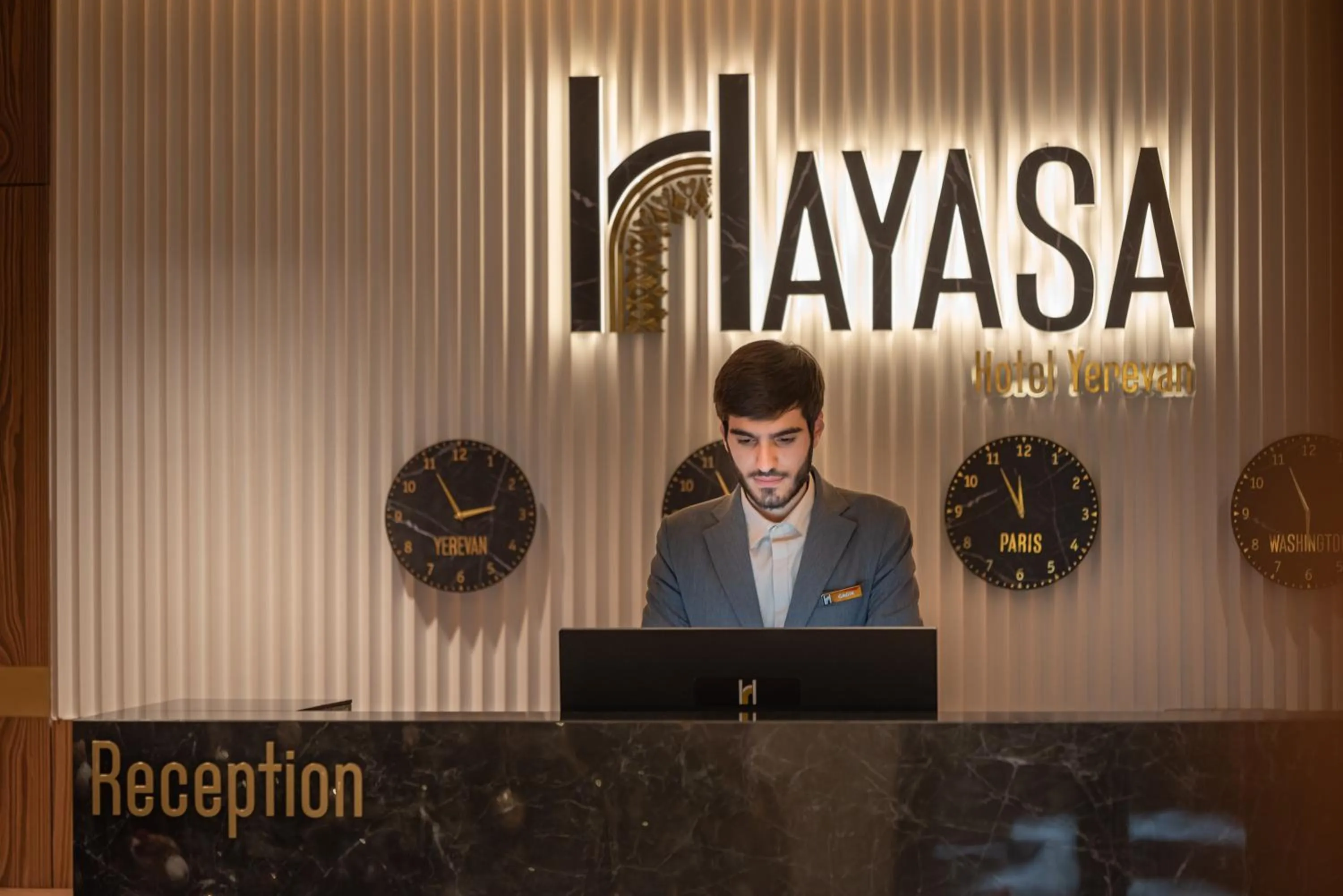 Lobby or reception in Hayasa Hotel Yerevan