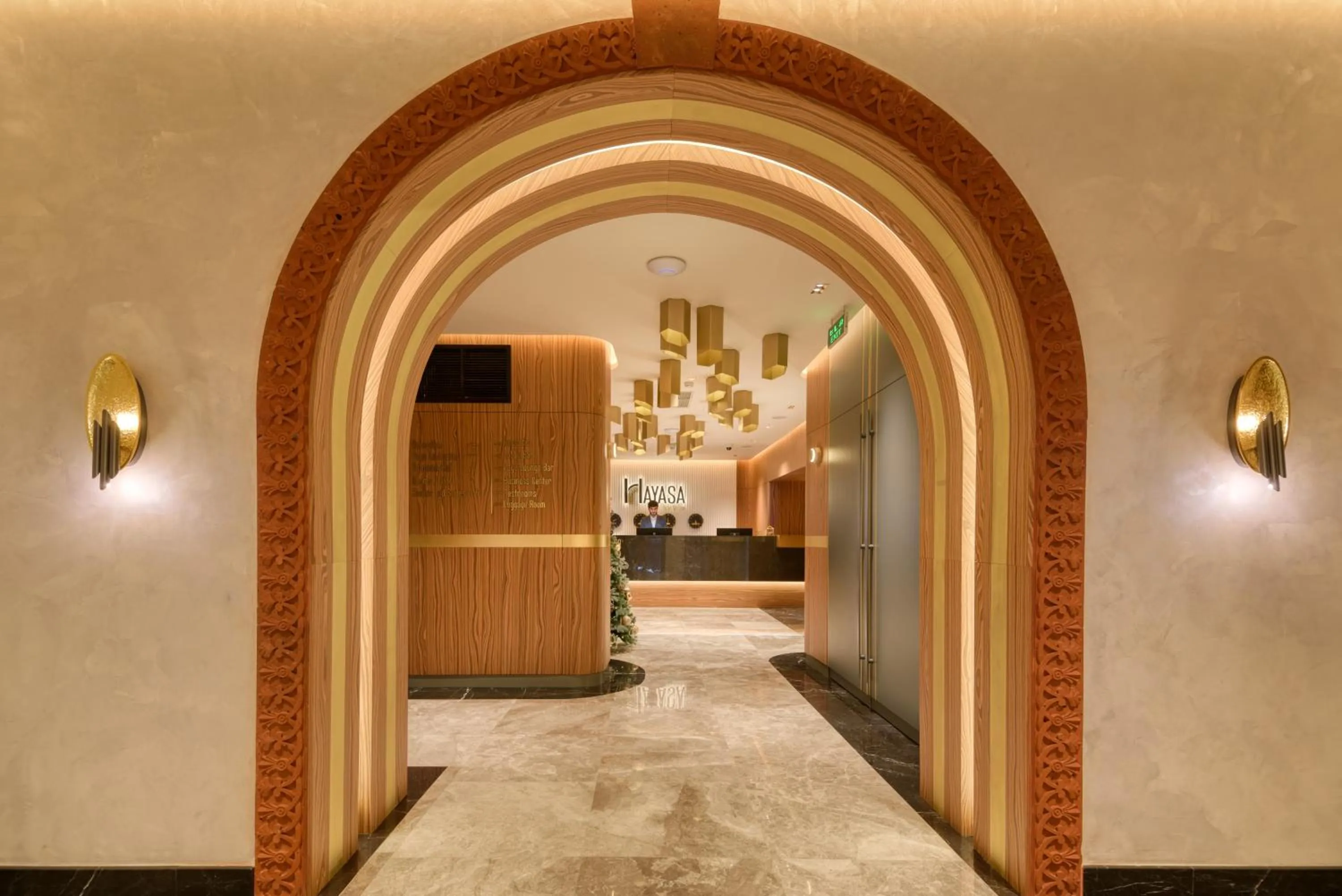 Lobby or reception in Hayasa Hotel Yerevan