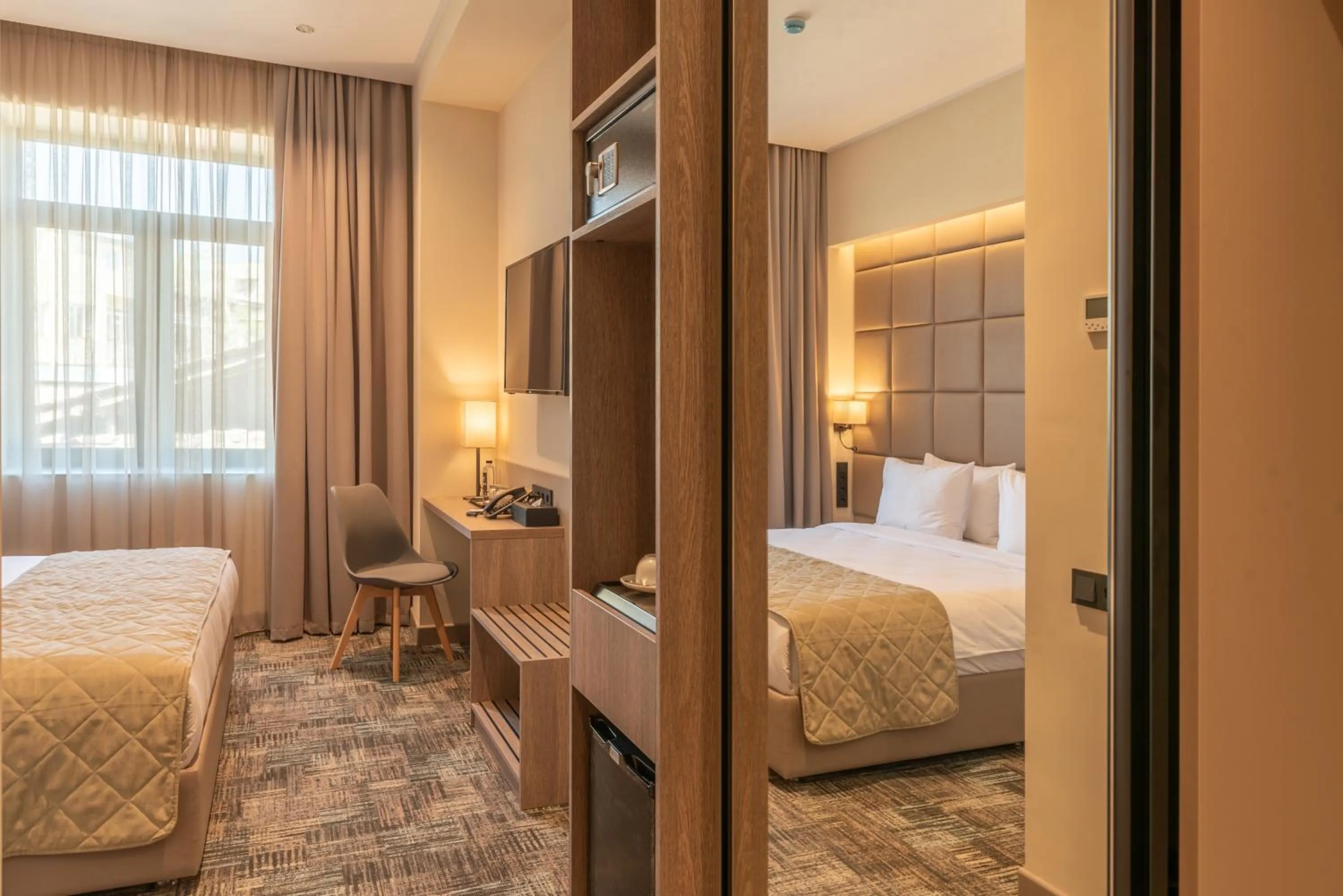 Bed in Hayasa Hotel Yerevan