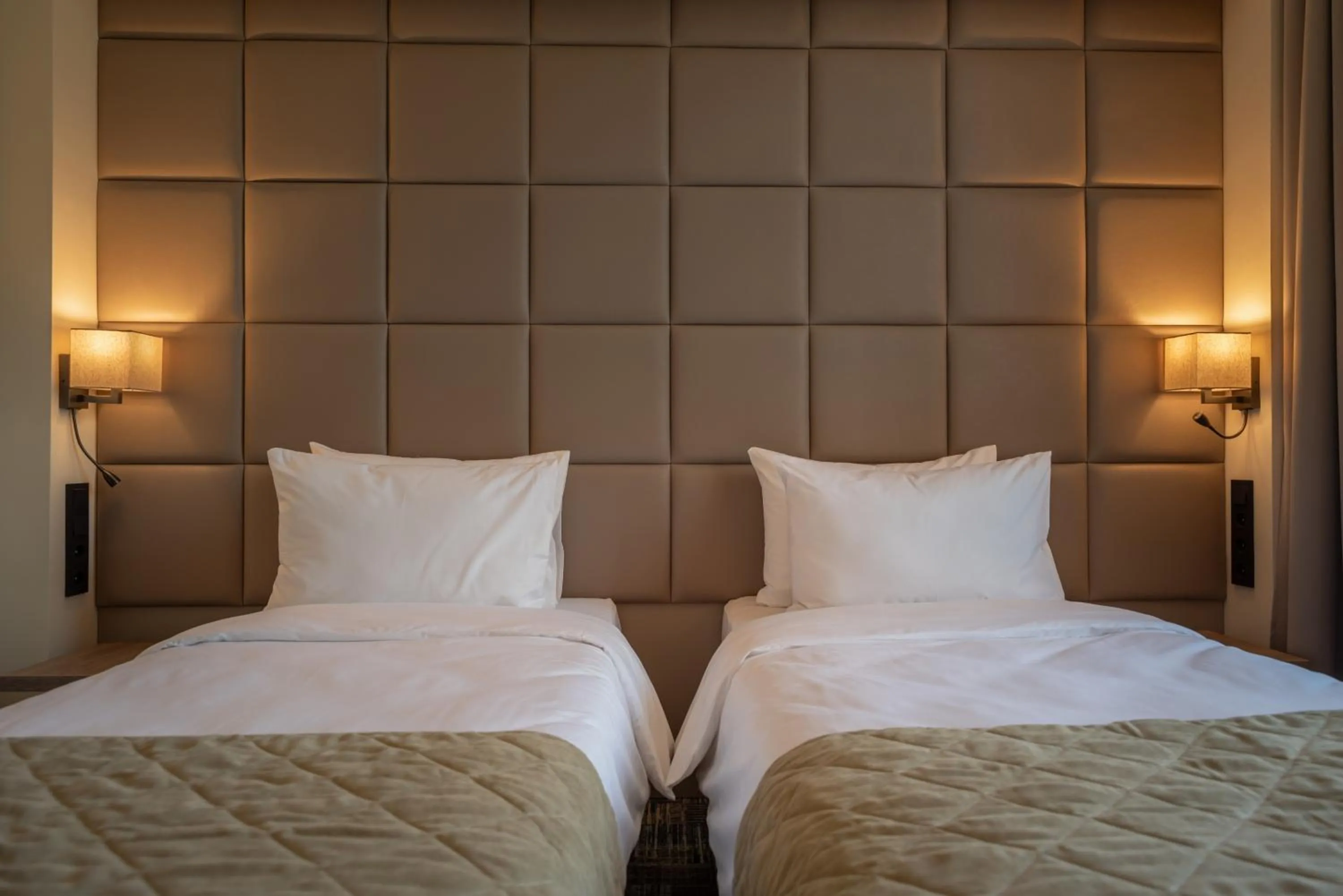 Bed in Hayasa Hotel Yerevan