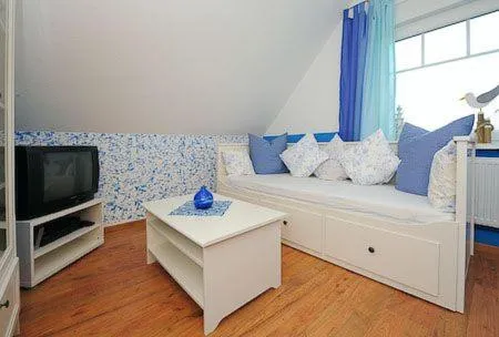 Bed in Ferienhaus Möwenweg