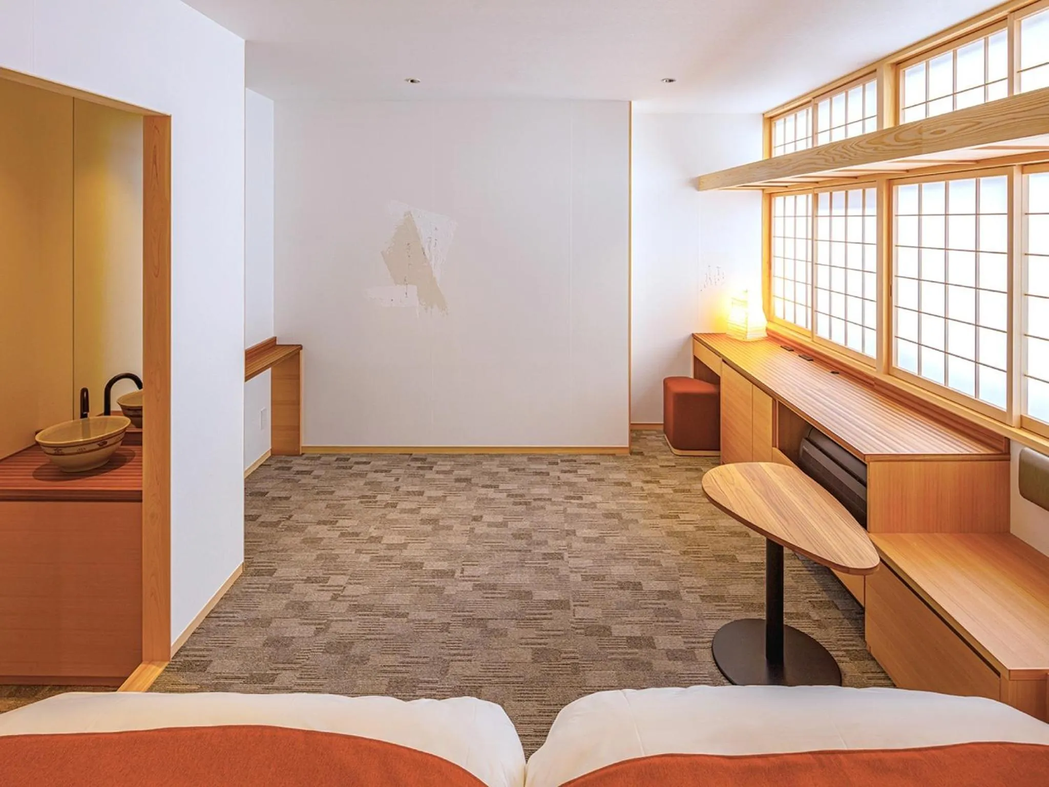 Bed in Hotel Tenpyo Naramachi - Vacation STAY 59515v