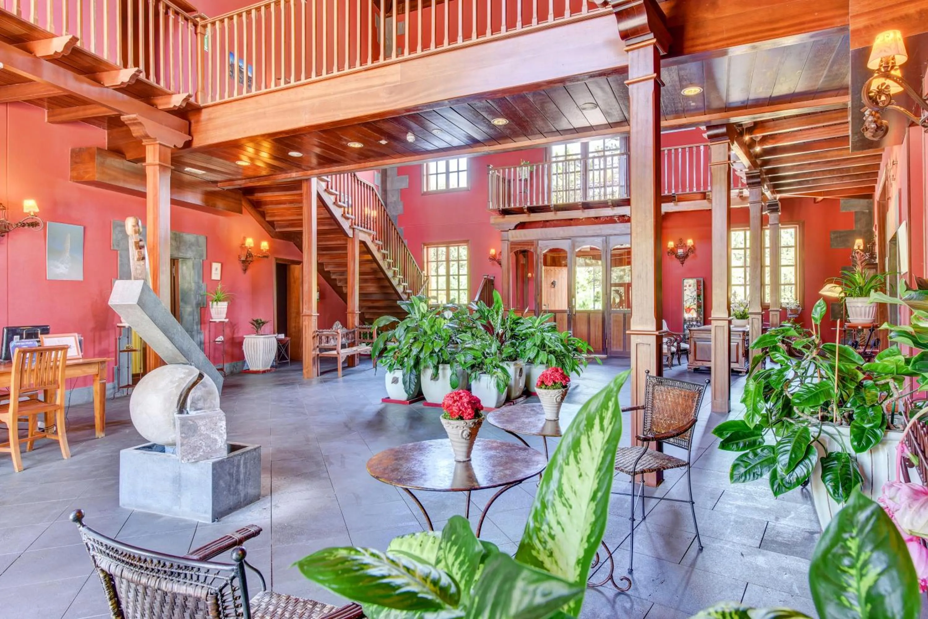 Patio in Hotel Spa Villalba