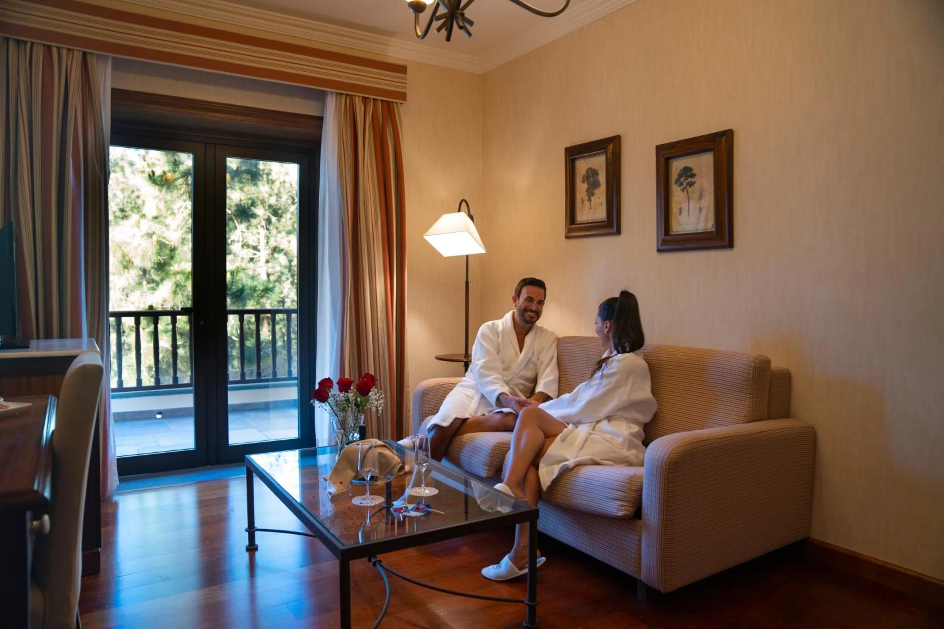 Living room in Hotel Spa Villalba