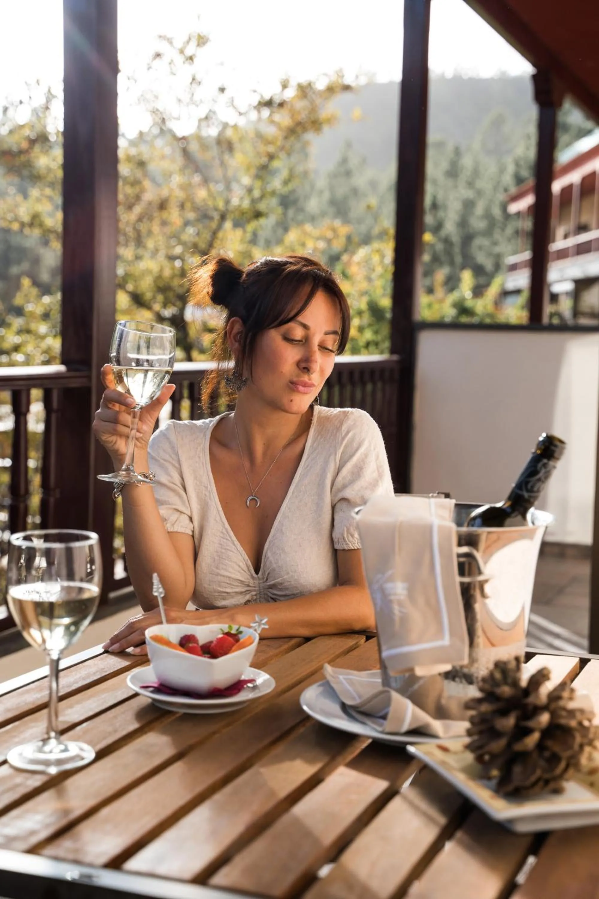 Balcony/Terrace in Hotel Spa Villalba