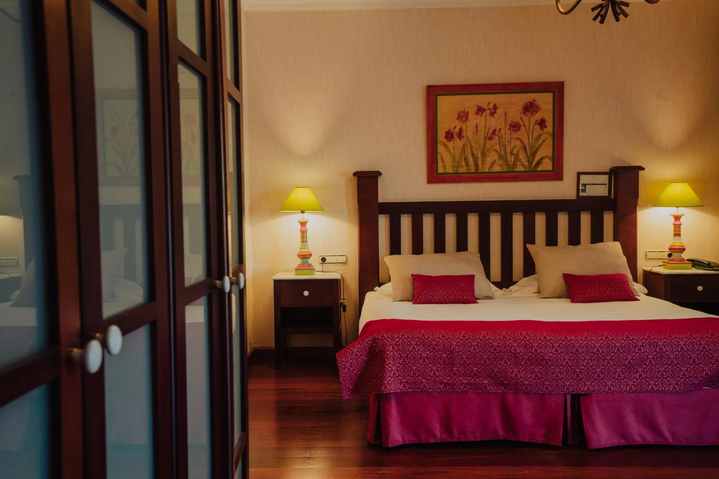 Bedroom, Bed in Hotel Spa Villalba