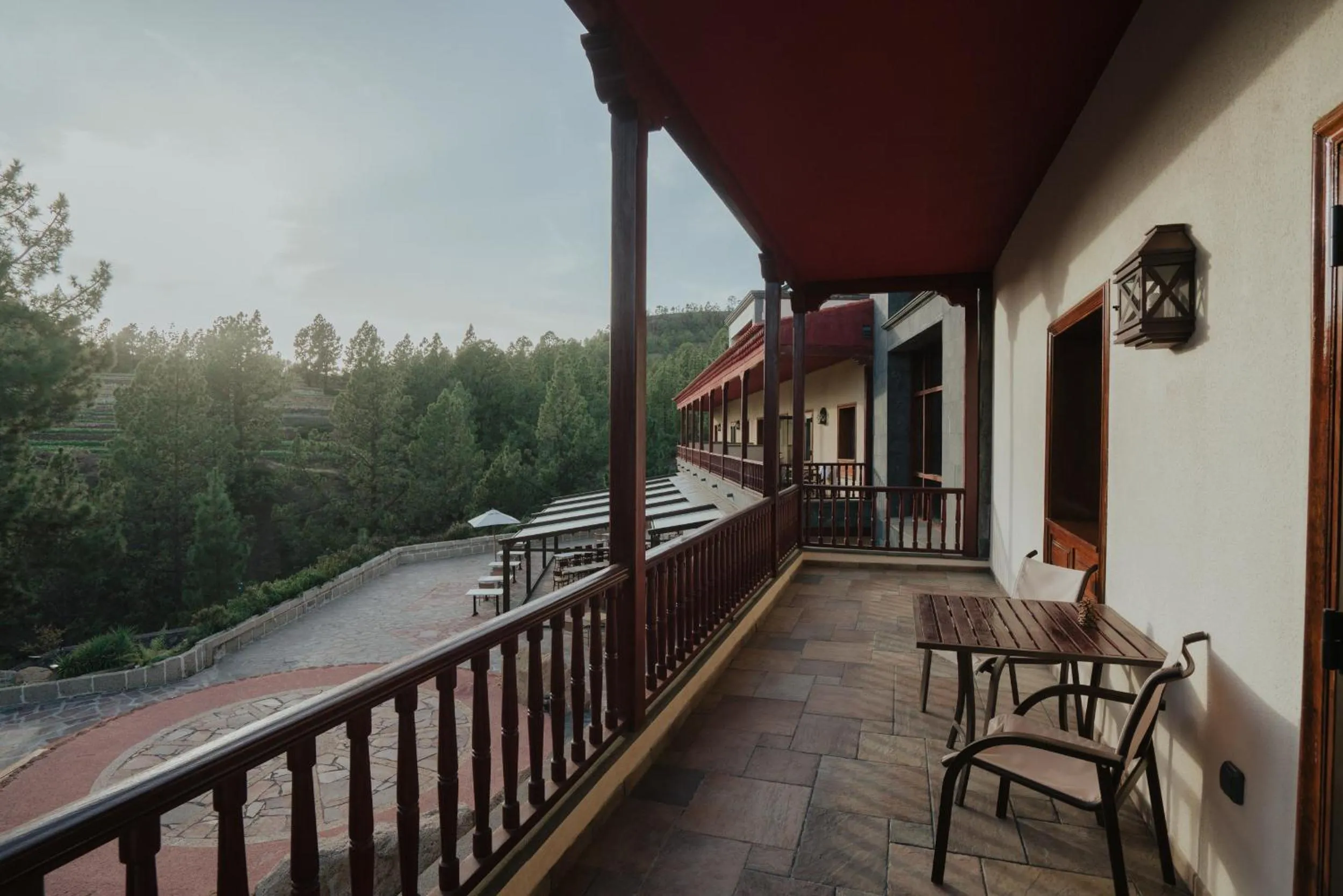Balcony/Terrace in Hotel Spa Villalba
