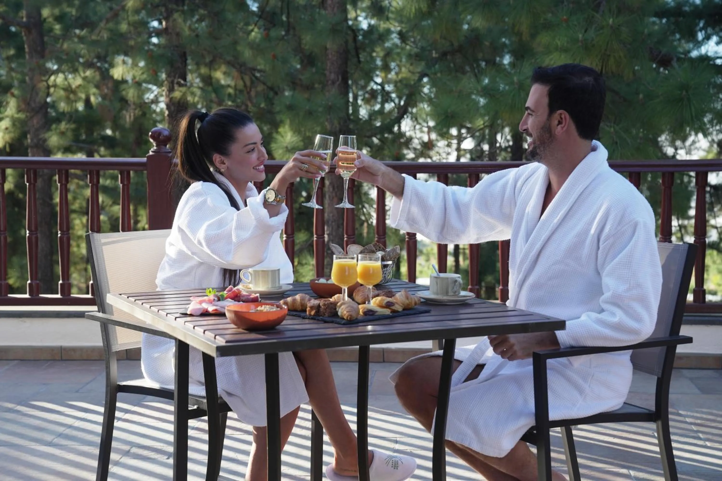 Balcony/Terrace in Hotel Spa Villalba
