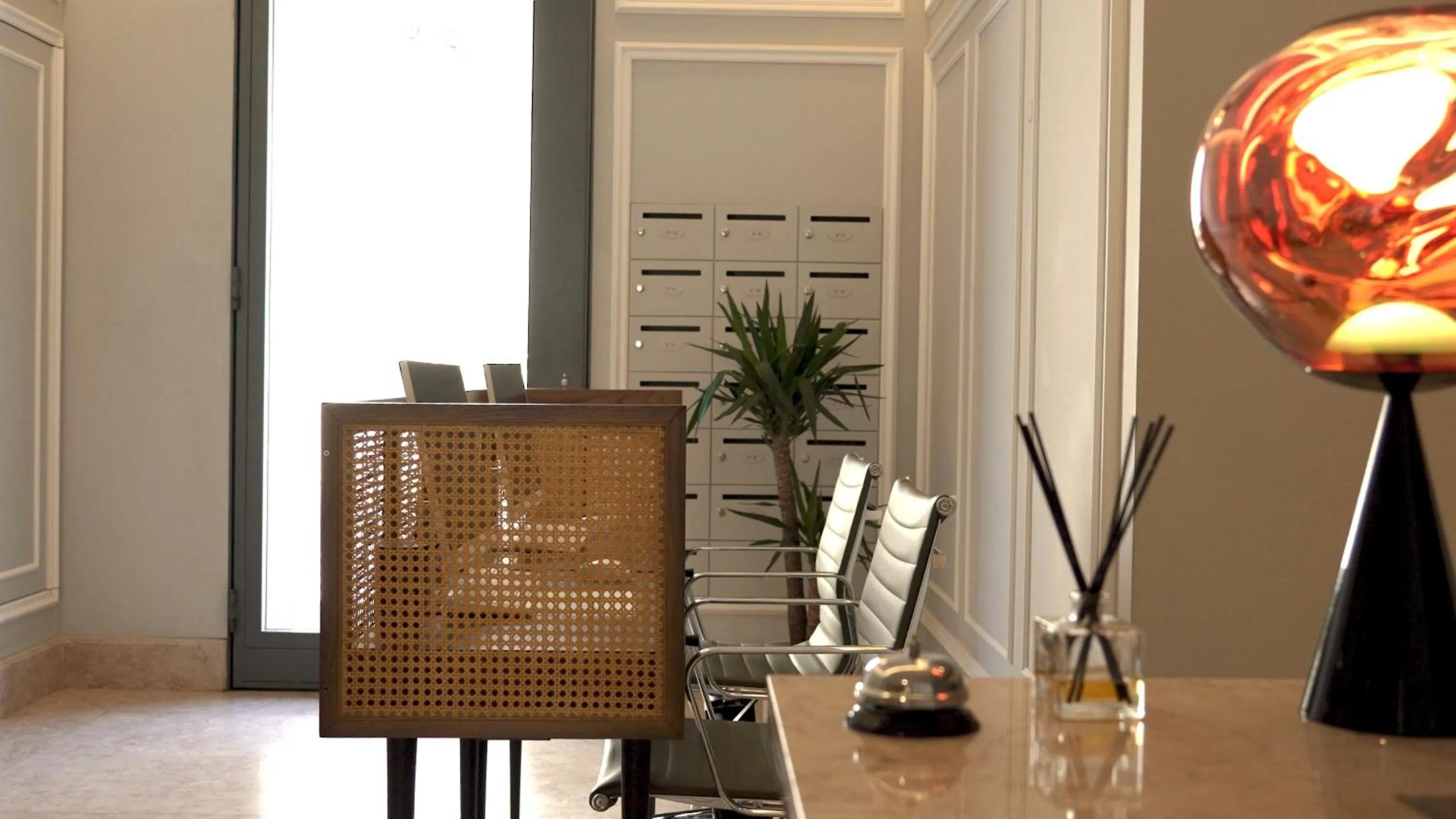 Lobby or reception in Les Deux Mariettes Apartments & Suites