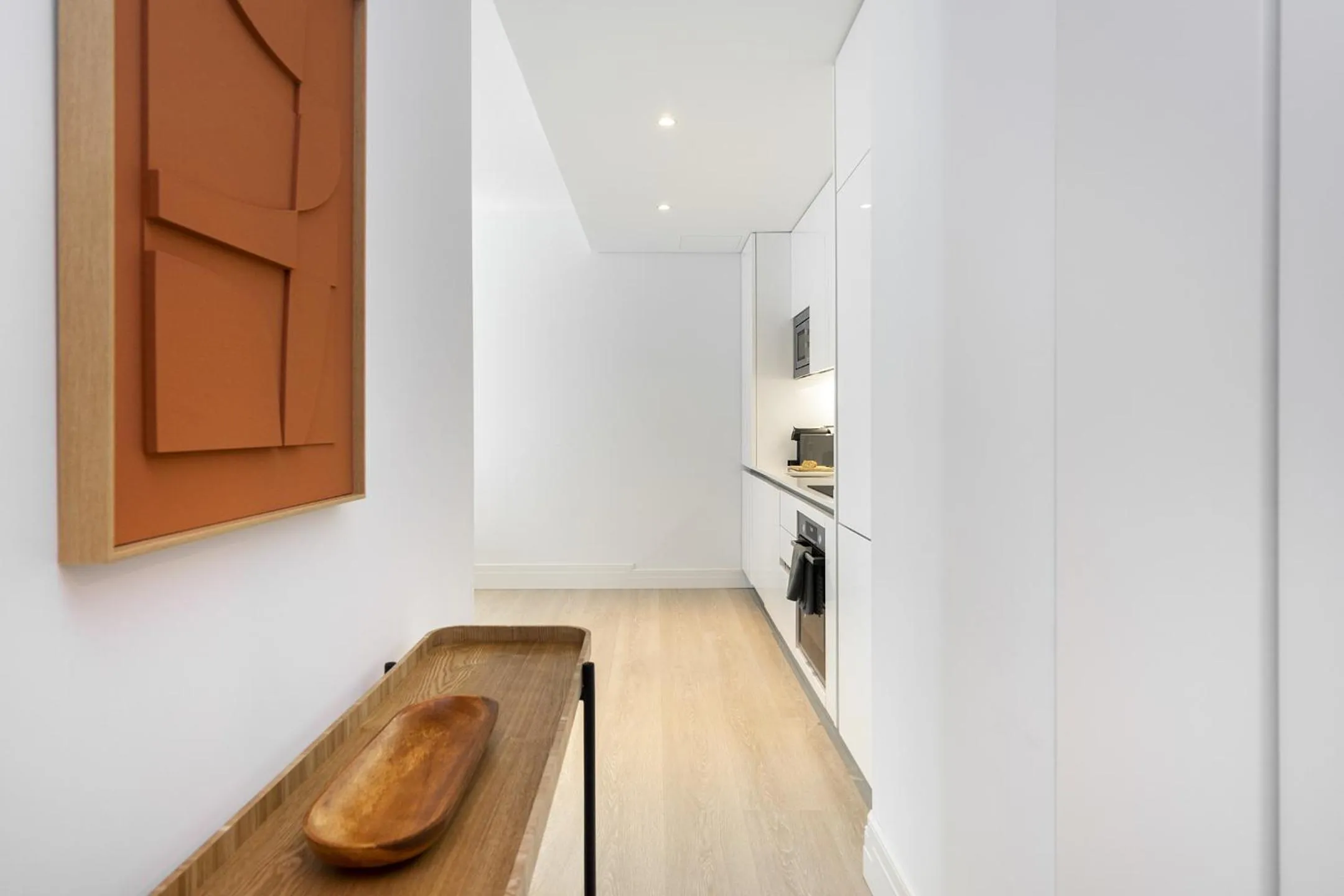 Kitchen or kitchenette in Les Deux Mariettes Apartments & Suites