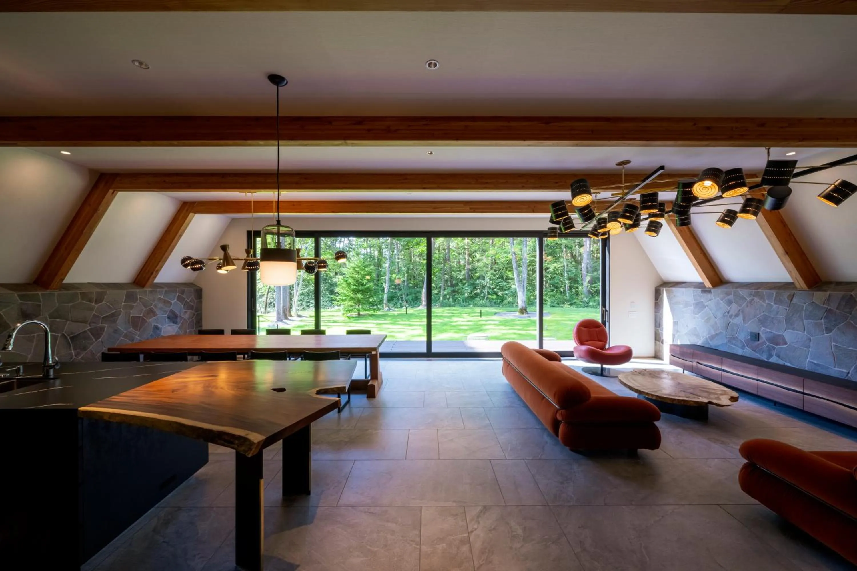 Living room in KanollyResorts Hakuba