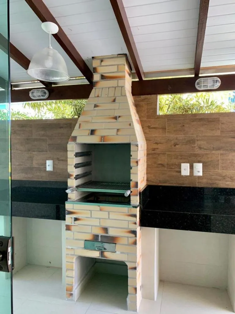 BBQ facilities in Pousada Solar dos Girassóis