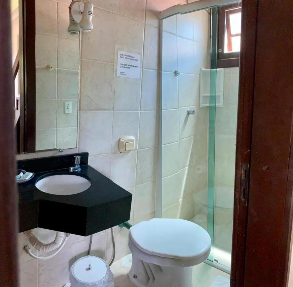 Bathroom in Pousada Solar dos Girassóis