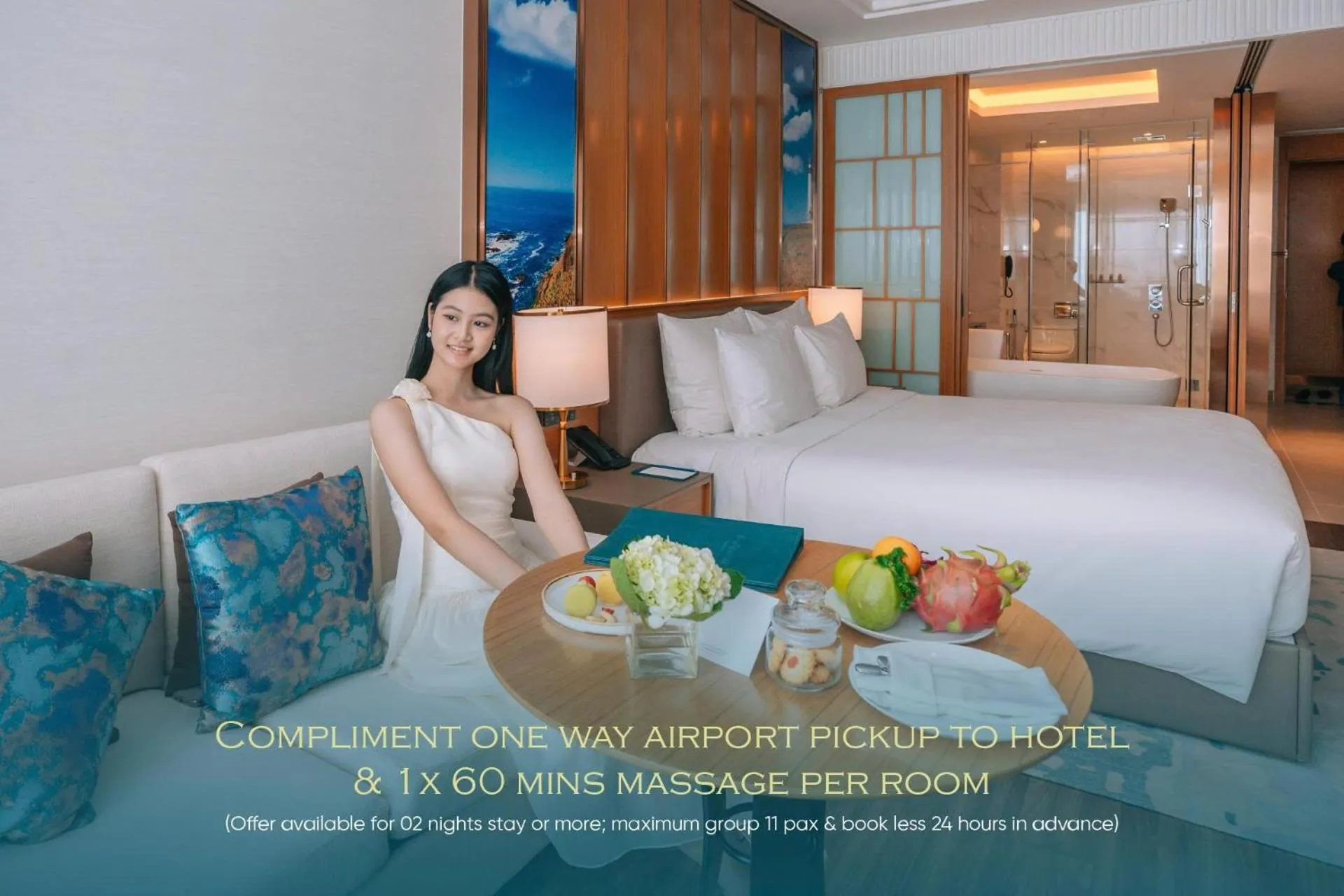 Bedroom, Bed in Grand Hyams Hotel - Quy Nhon Beach