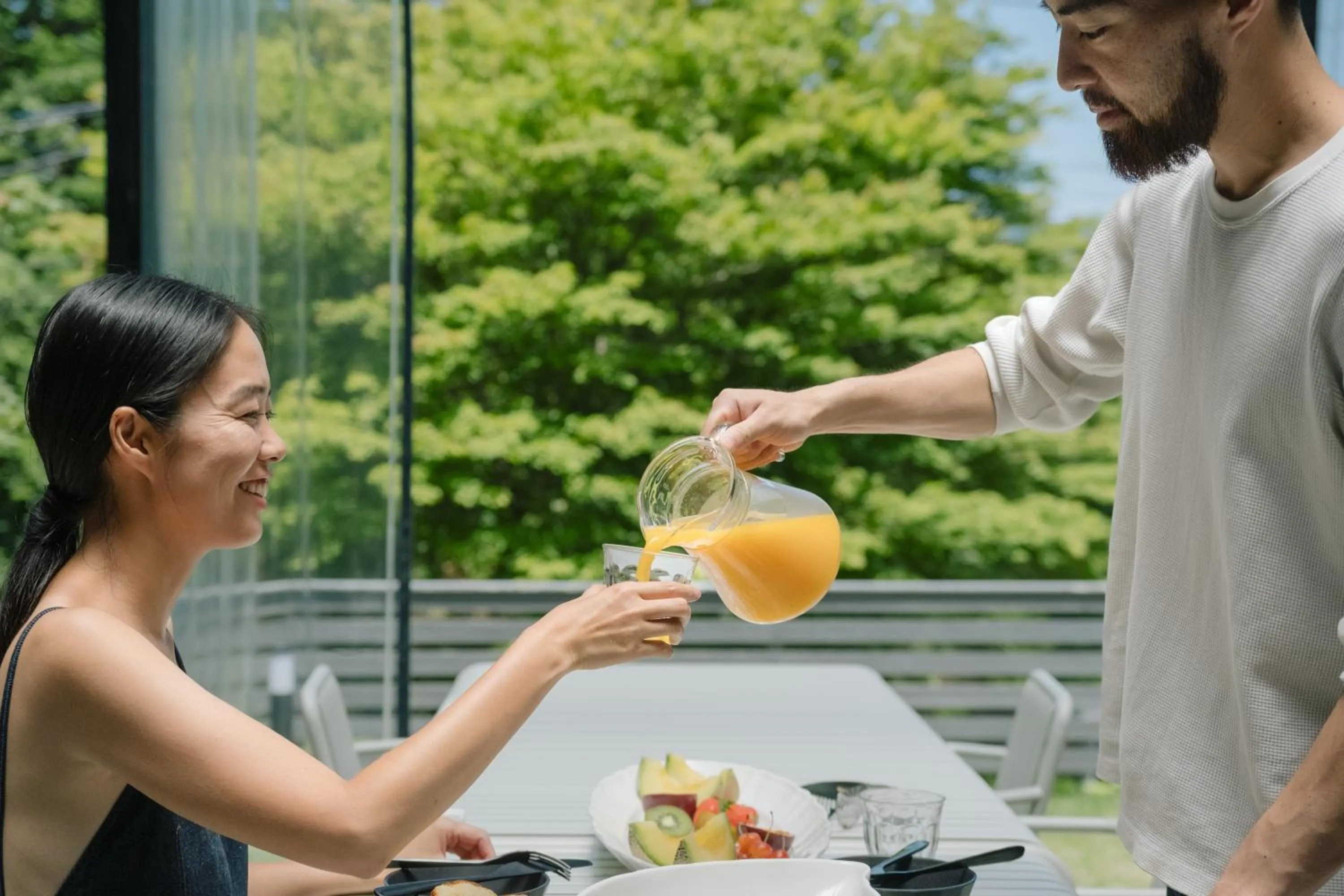 Breakfast in hotel norm. fuji