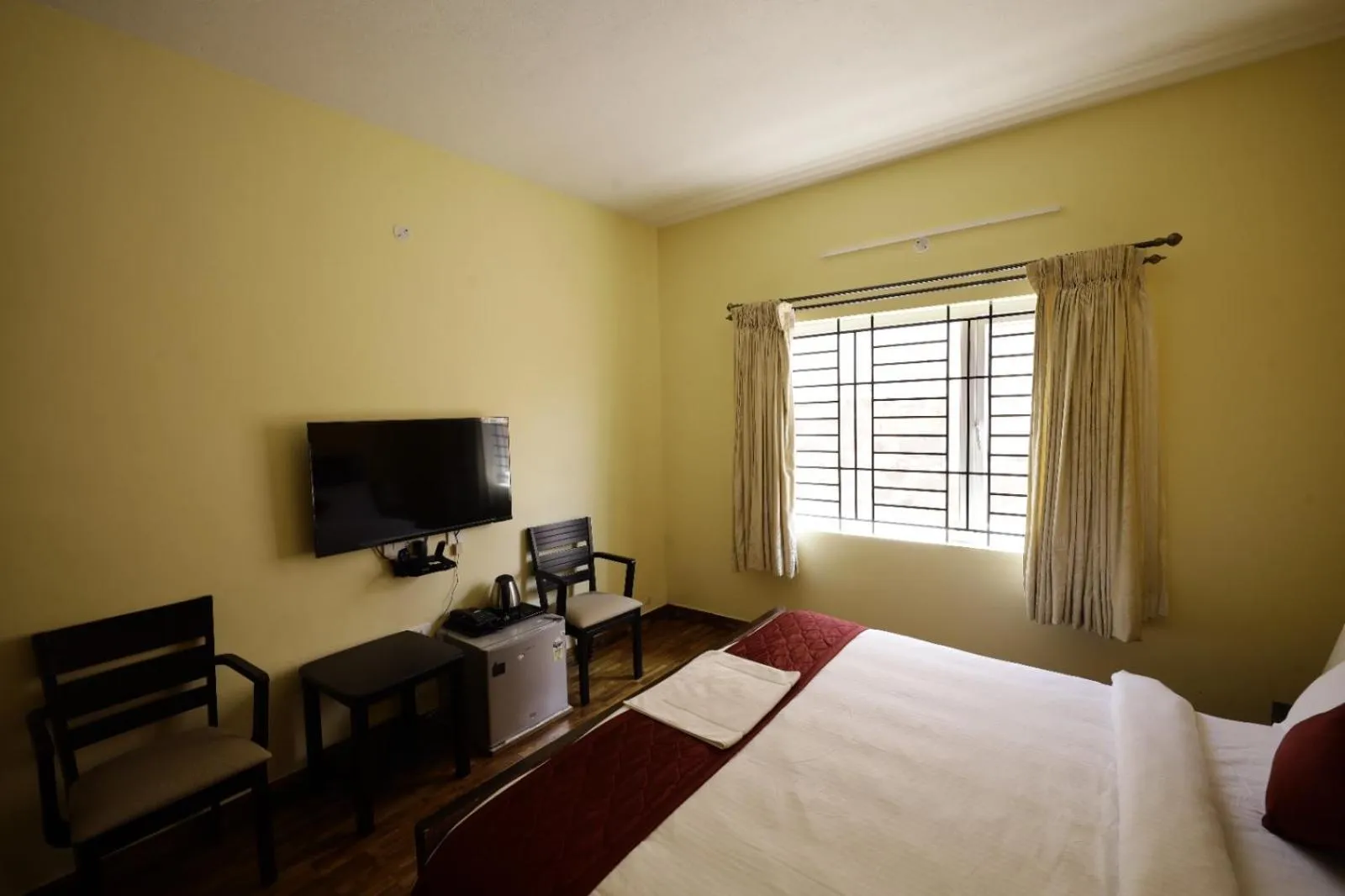 Bedroom, Bed in PURPLE ORCHID BY XACRO XPERIENCES