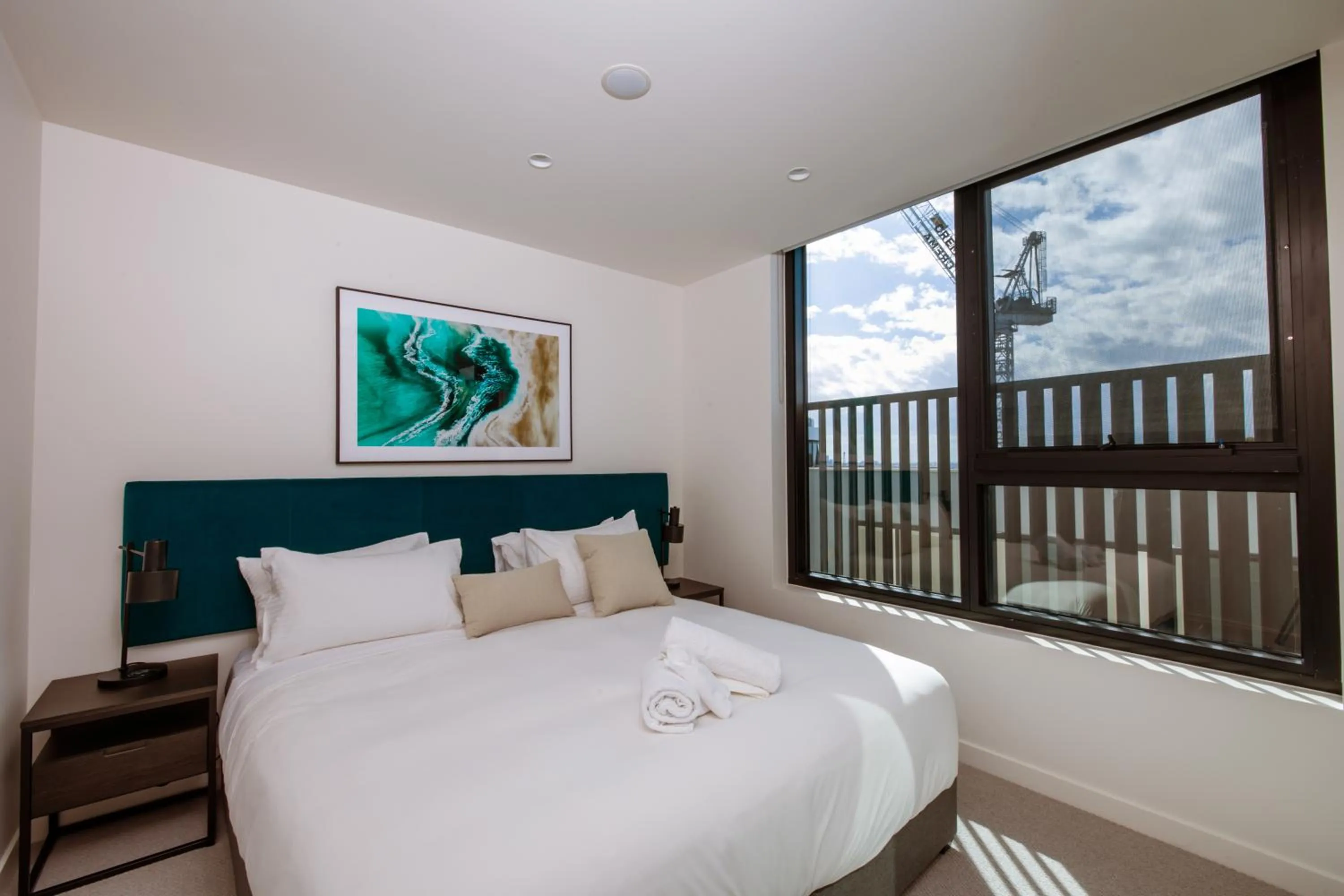 Bedroom, Bed in The Marker Apartments Melbourne