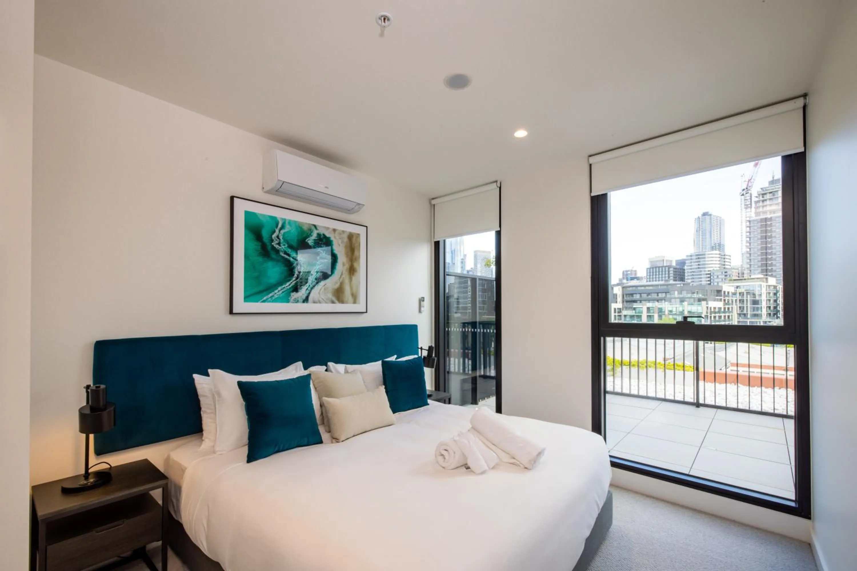 Bed in The Marker Apartments Melbourne